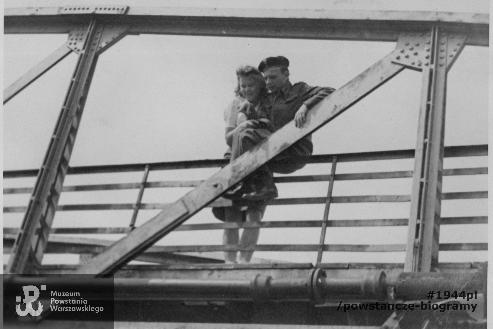 Barbara z mężem Stanisławem Adamczukiem, 1947 rok. Fotografia z archiwum rodzinnego syna, udostępnili p. Marek i p. Marcin Adamczukowie