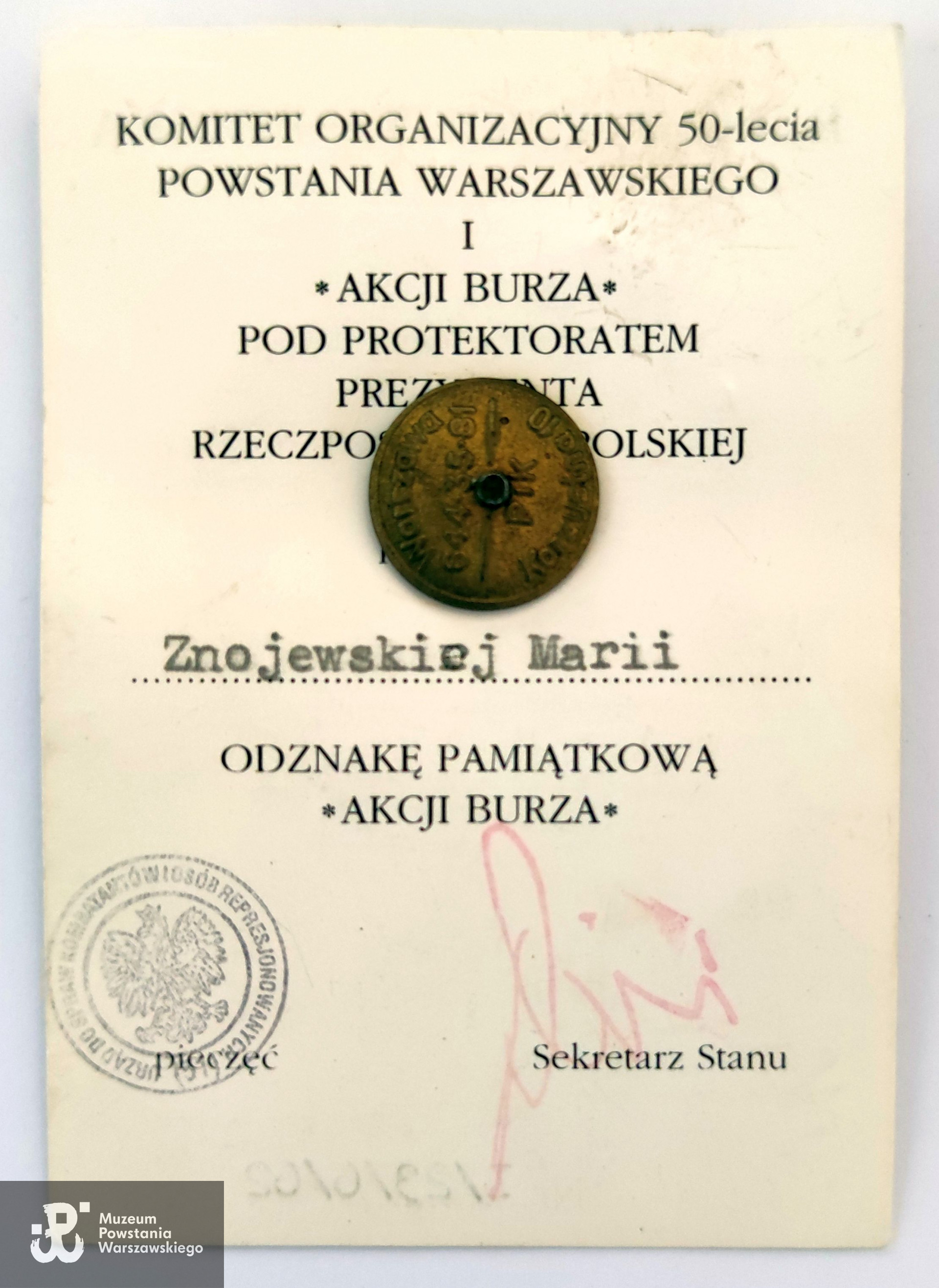 Ze zbiorów p. Marii Znojewskiej