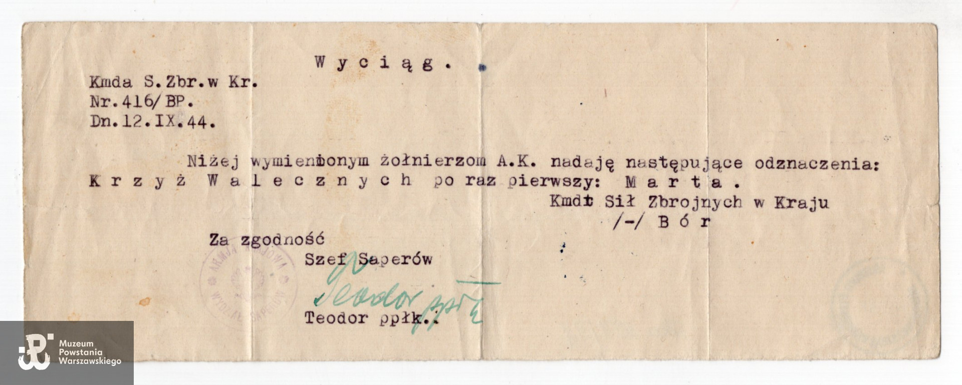 Ze zbiorów Muzeum Powstania Warszawskiego, sygn. MPW-A/938