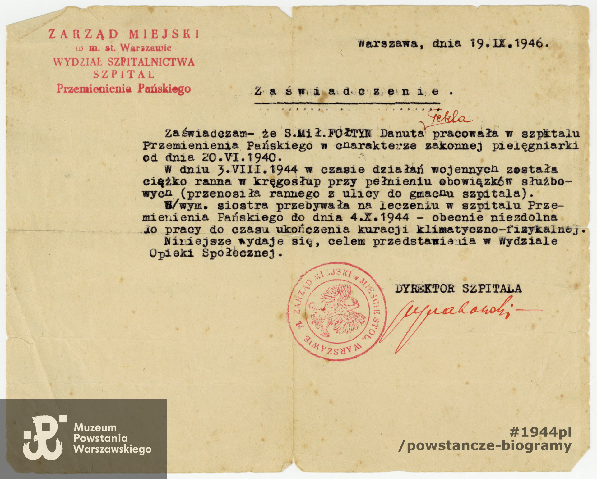 Ze zbiorów Muzeum Powstania Warszawskiego, sygn.  P/9273/19