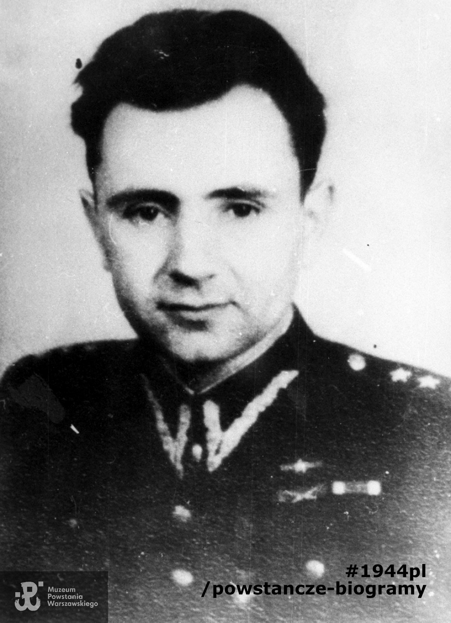 kpt. Józef Roman "Ziuk", dowódca kompanii. Fot. ze zbiorów Muzeum Powstania Warszawskiego, sygn. MPW-IH/5923