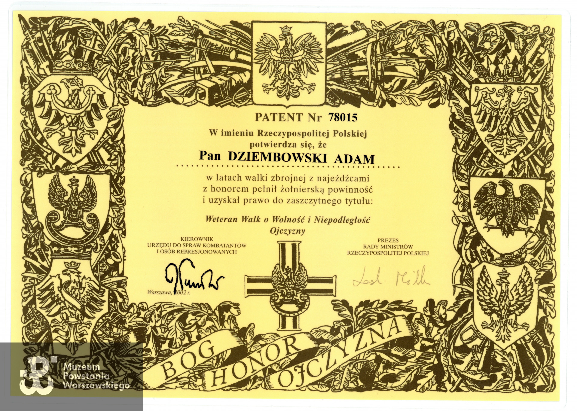 Ze zbiorów Muzeum Powstania Warszawskiego, przy P/8185