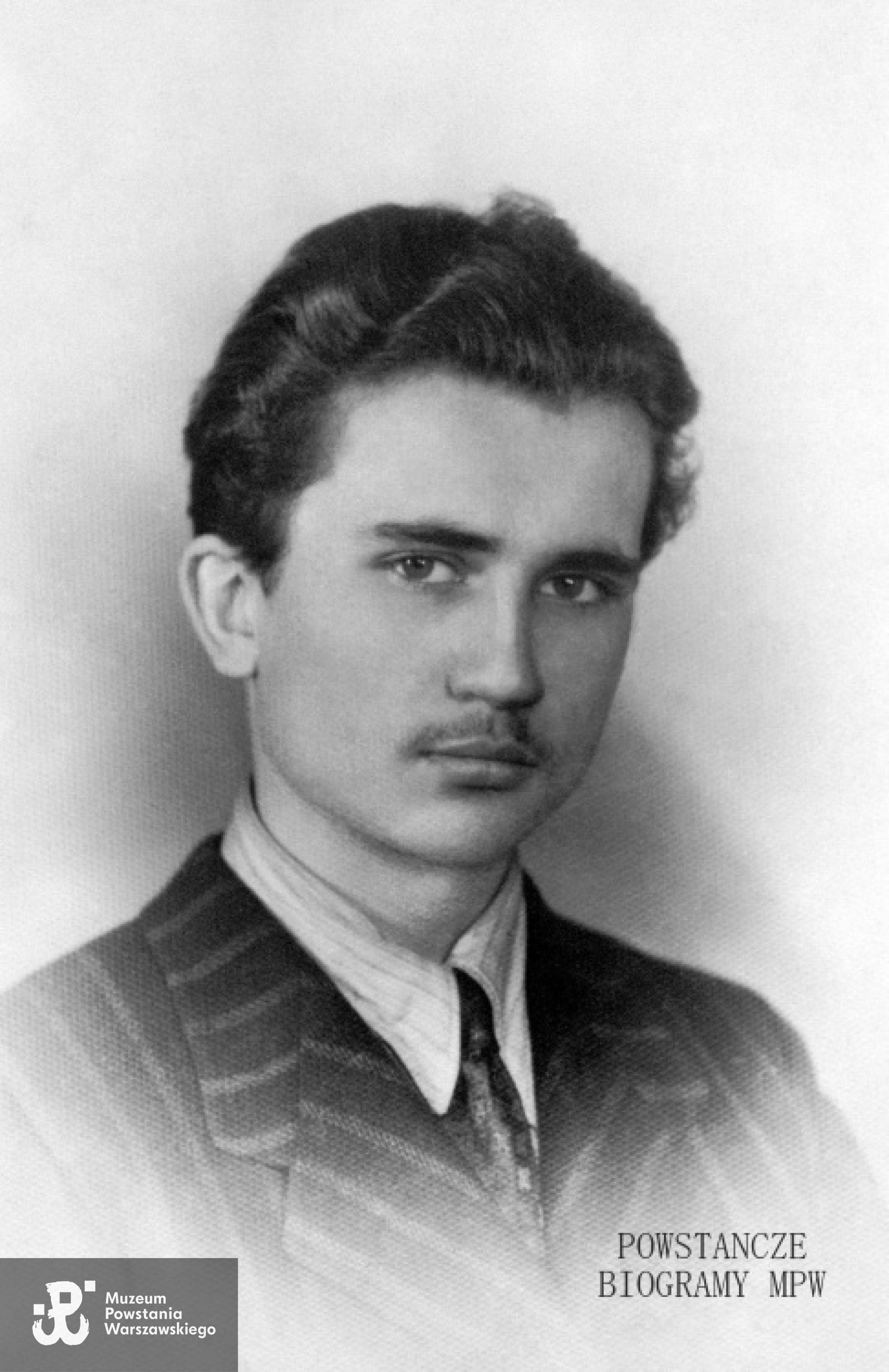 Stanisław Sadkowski "Czarny" (1925-1944). Fot. AR MPW
