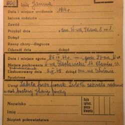 Polski Czerwony Krzyż - kartoteka