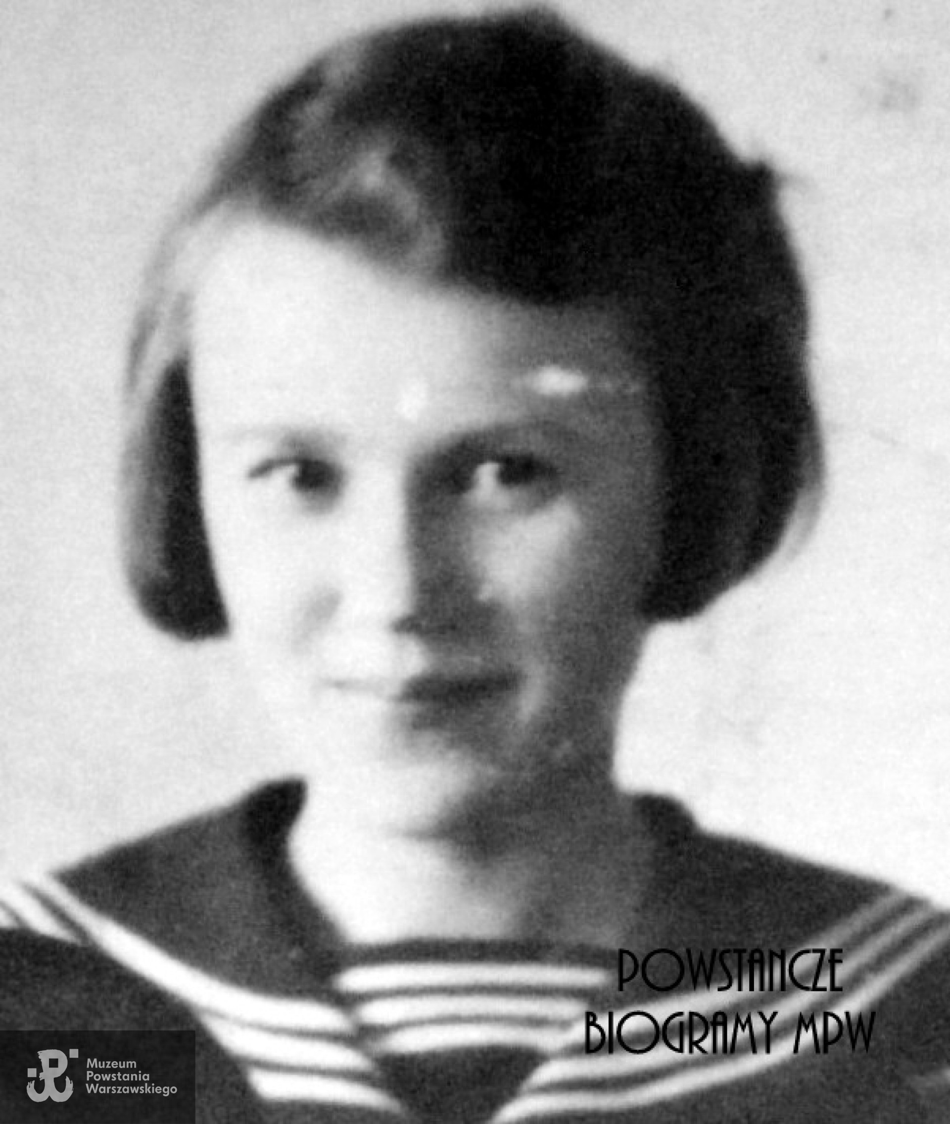 Alina Zofia Gralewska ps. "Alma" (1928-1944). Fot. z archiwum rodzinnego p. Henryka Wacława Gralewskiego oraz p. Mateusza Gralewskiego