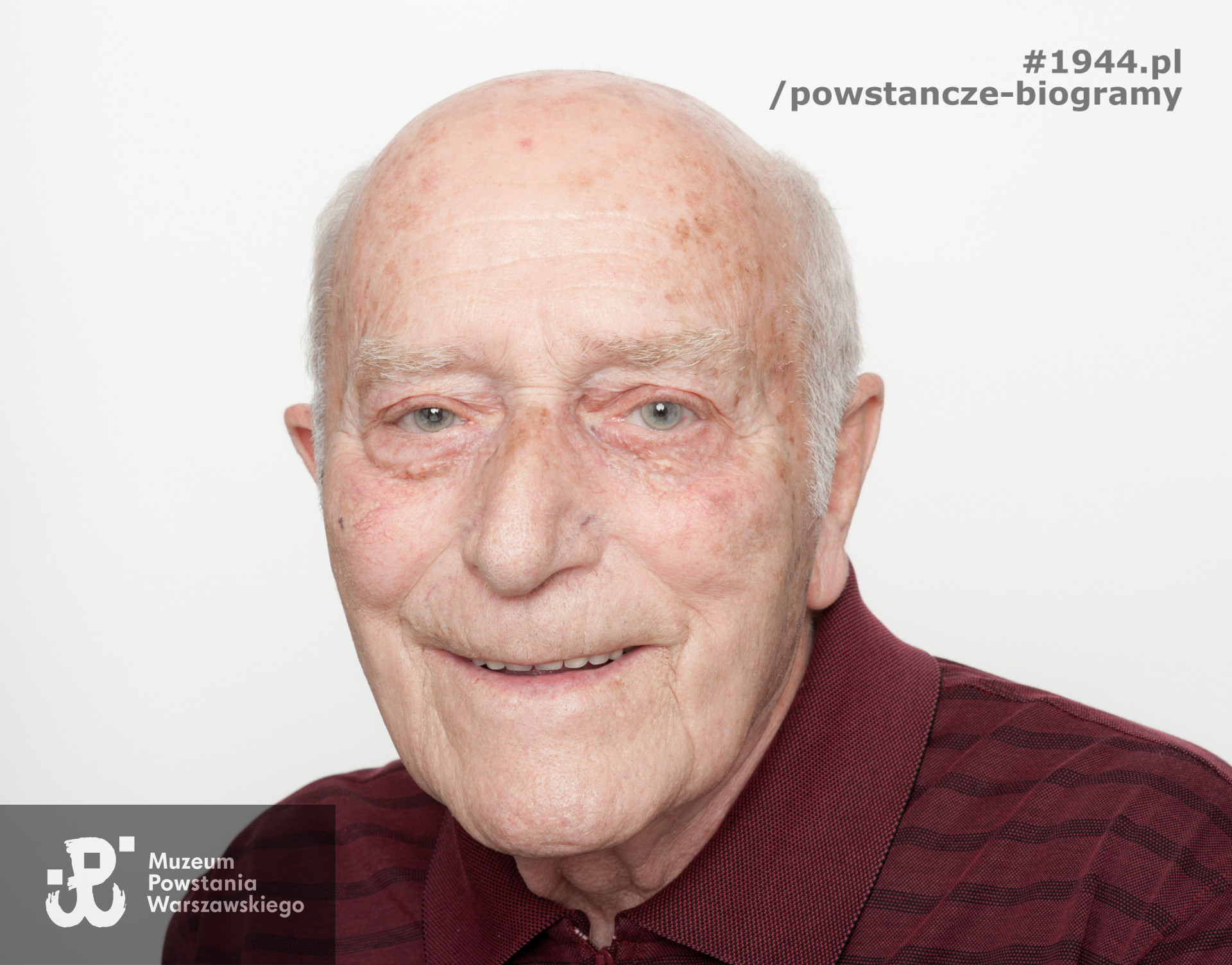 Zdjęcie z serii portretów Powstańców Warszawskich wykonanych w ramach projektu "1944/70/2014" realizowanego przez grupę WWPHOTO dla uczczenia 70. rocznicy wybuchu Powstania Warszawskiego. Muzeum Powstania Warszawskiego, 22.07-04.08 2013.