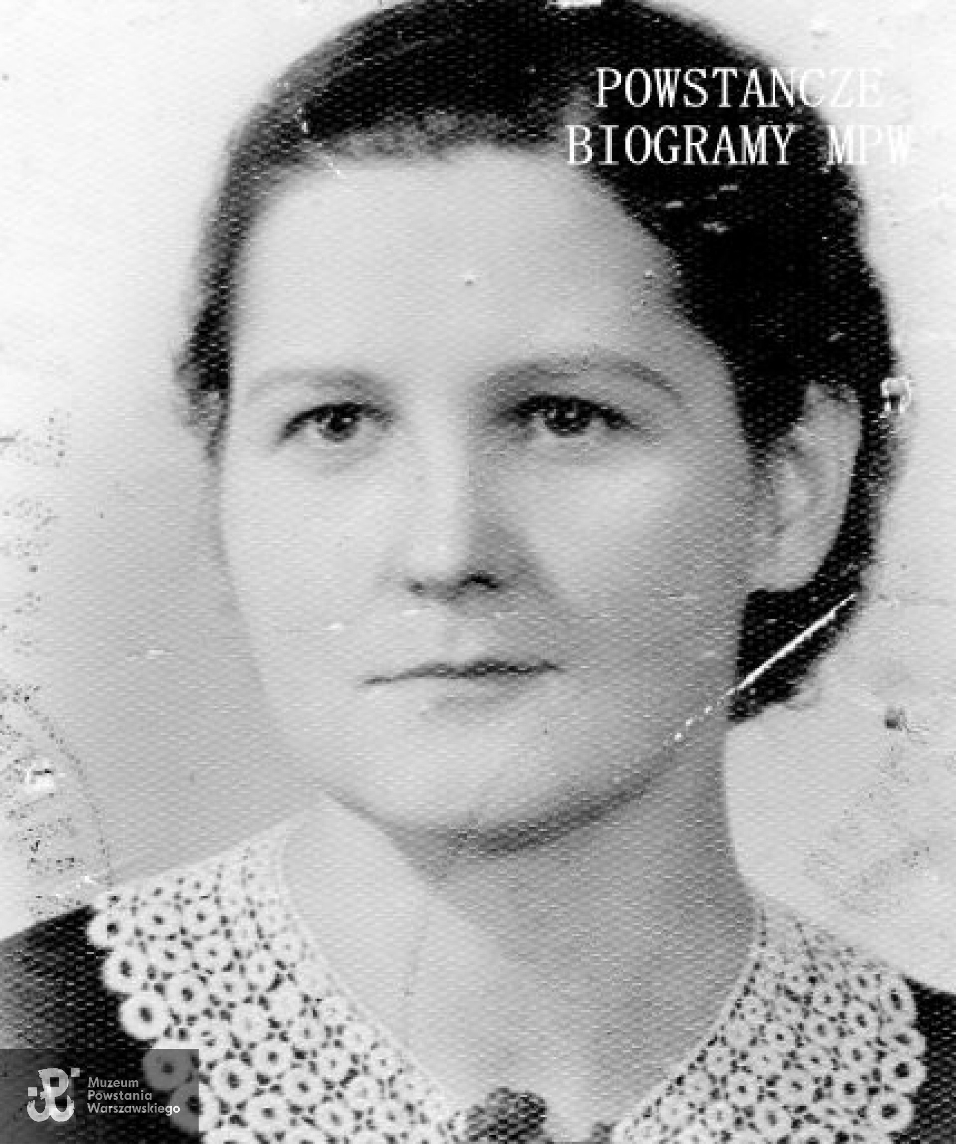 Halina Antonina Koperska "Czarna" (1909 - 1993) Fot. z archiwum rodzinnego Romana Koperskiego