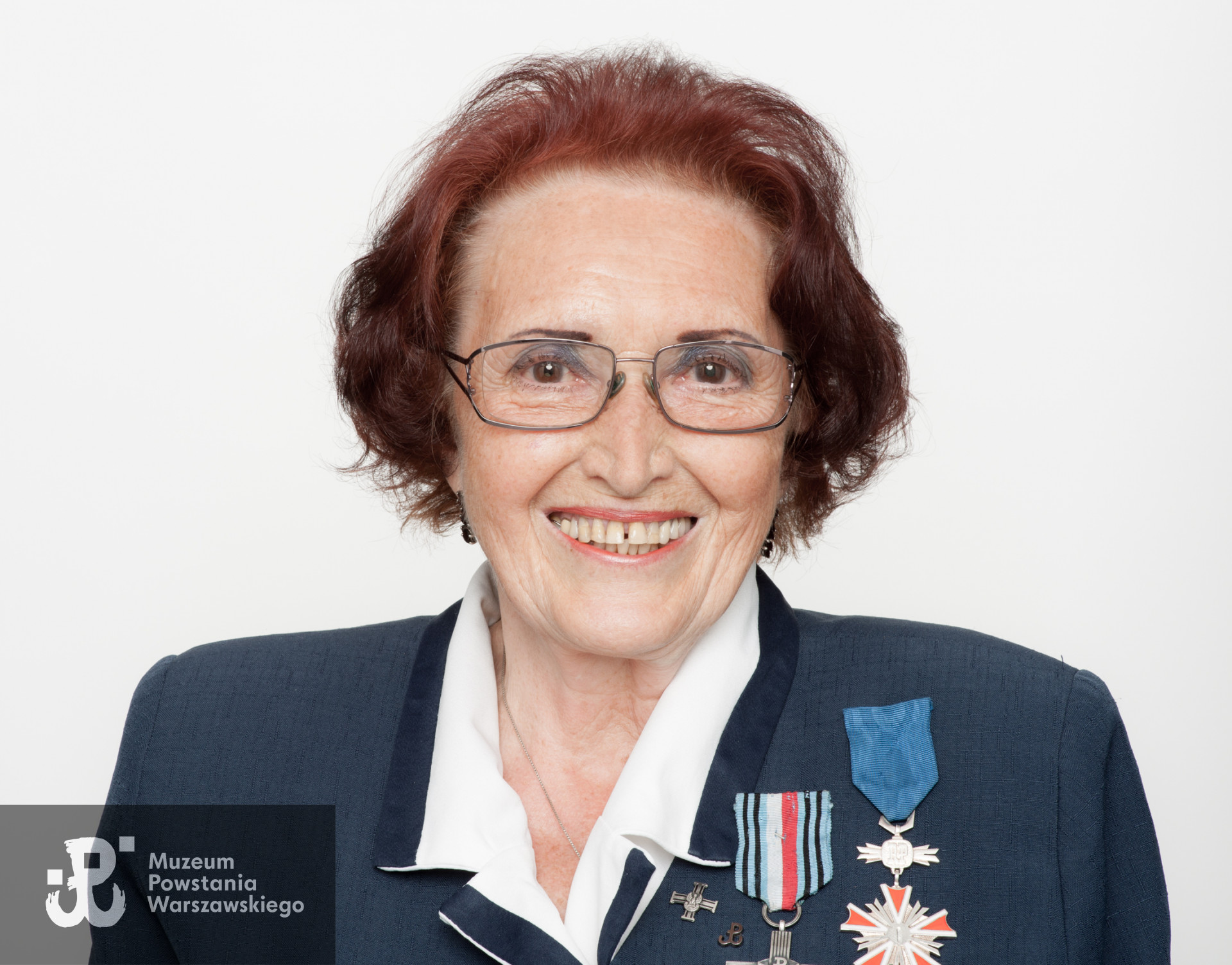 Barbara Mieczysława Milczarek - Boone "Mietka" (1931-2021). Zdjęcie z serii portretów Powstańców Warszawskich wykonanych w ramach projektu "1944/70/2014" realizowanego przez grupę WWPHOTO dla uczczenia 70. rocznicy wybuchu Powstania Warszawskiego. Muzeum Powstania Warszawskiego, 22.07-04.08 2013.