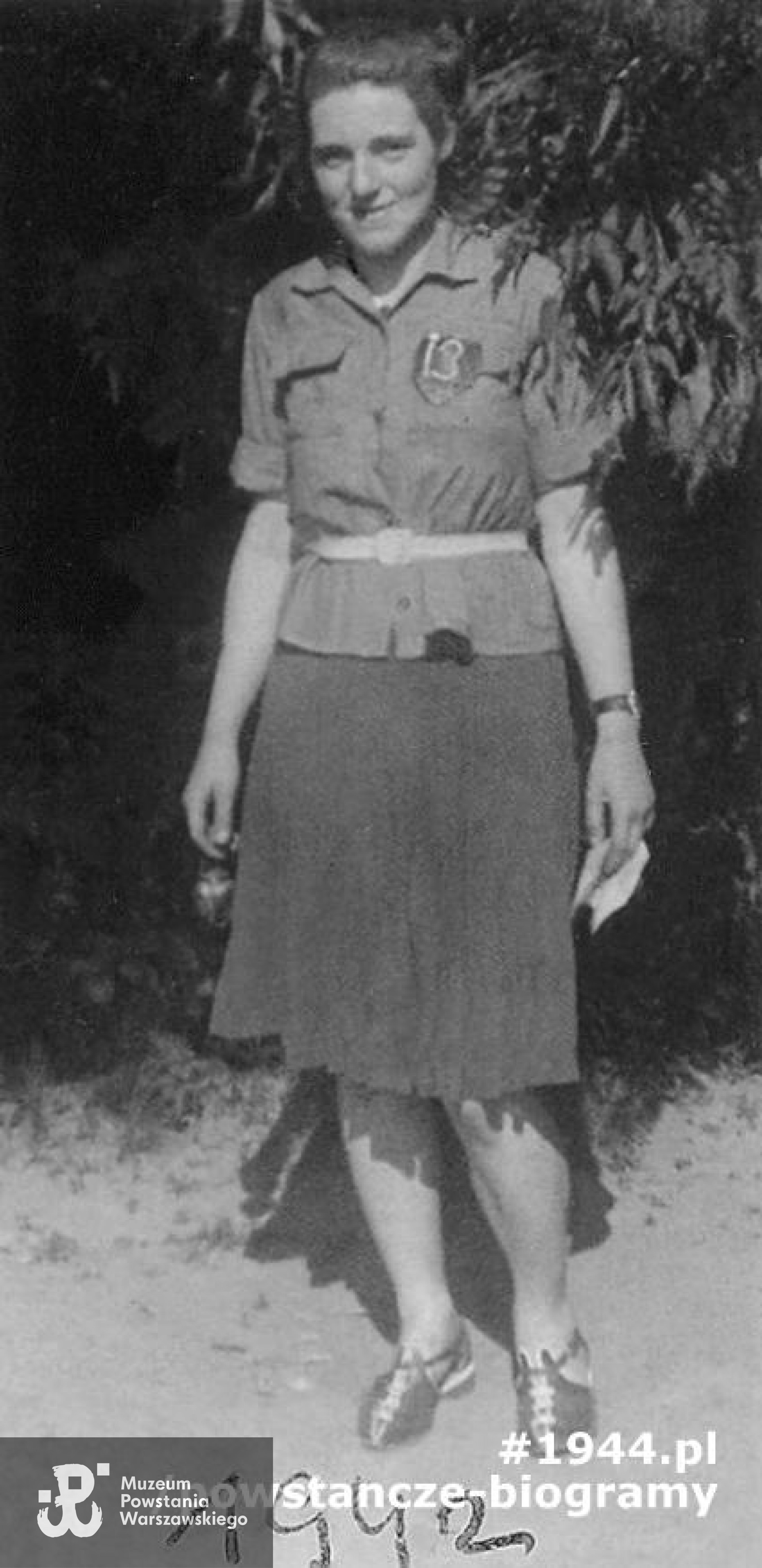 Alina Oziębło ps. "Ala". Fot. materiały do Słownika Biograficznego Uczestników PW