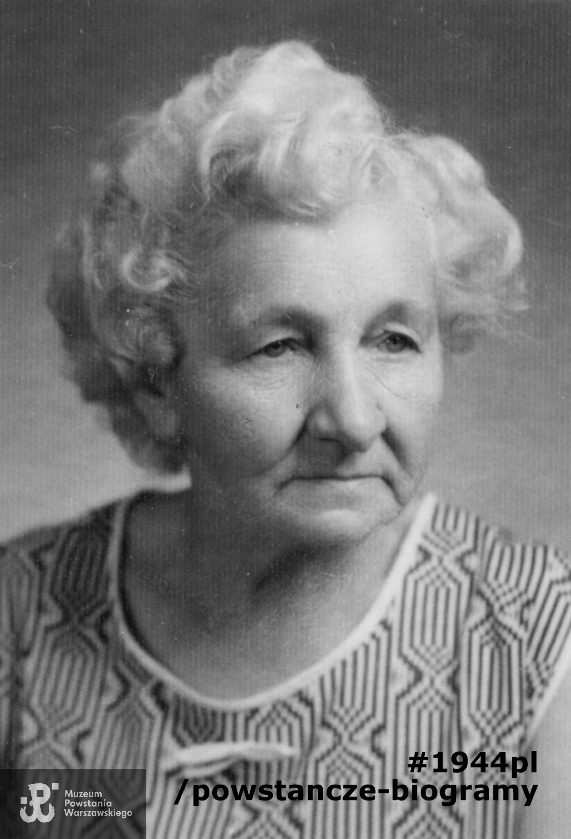 Helena Brajczewska  z domu Cabajewska ps. "Ewa" (1904-1985). Fot. z archiwum rodzinnego p. Ewy Pośnik z d. Cabajewskiej