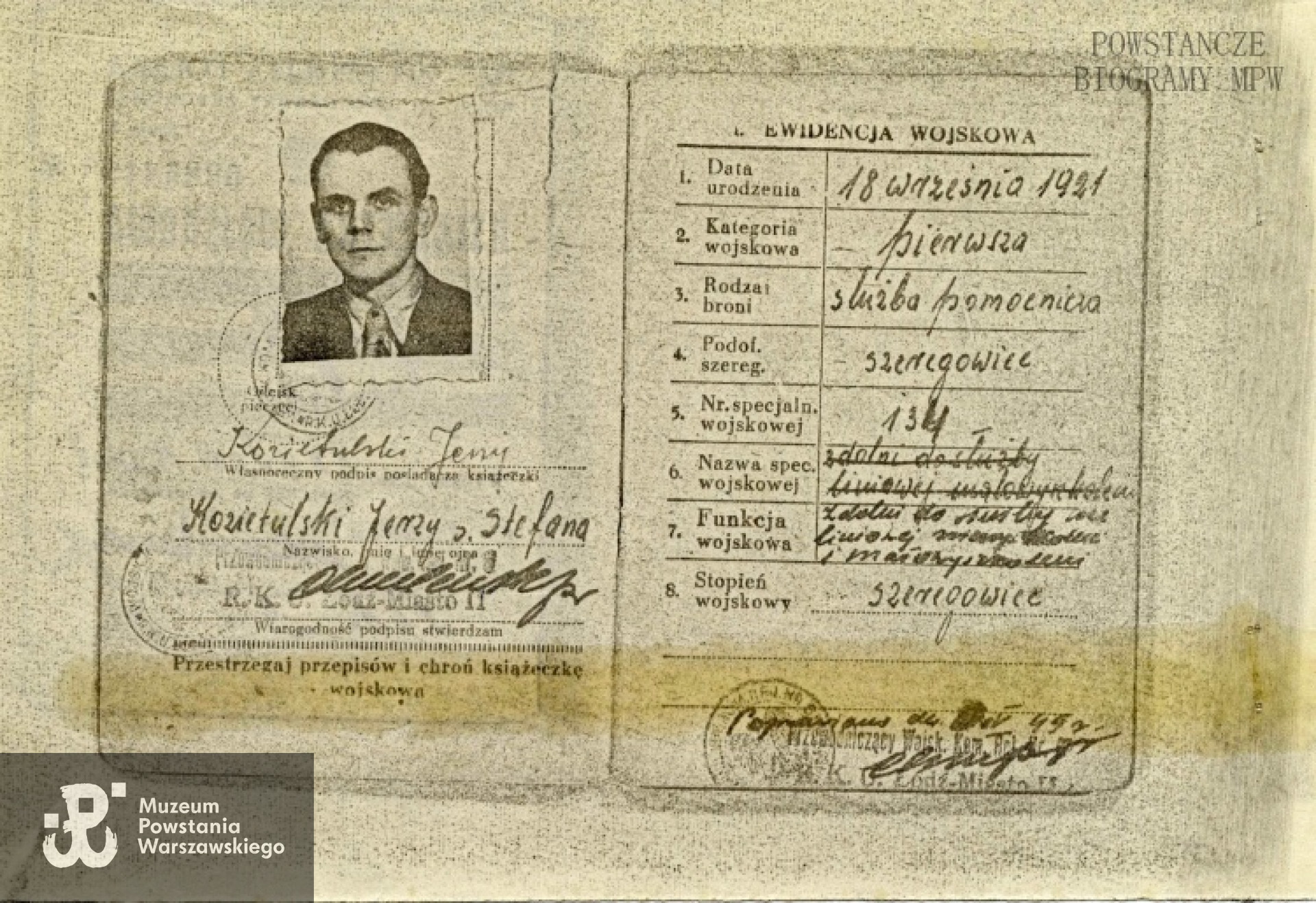 Z archiwum rodzinnego Piotra Skarbka - Kozietulskiego