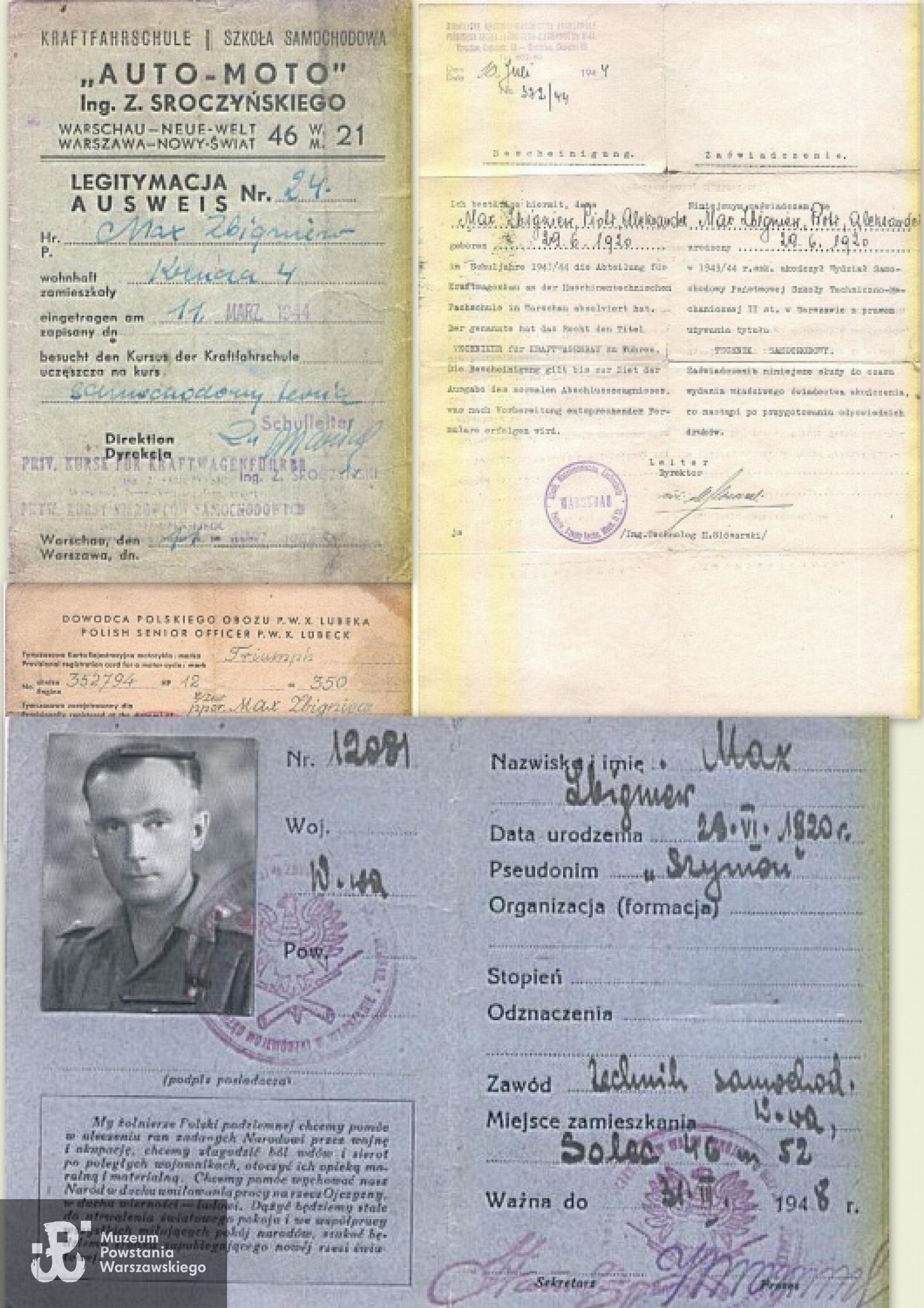 Z archiwum rodzinnego Andrzeja Maxa