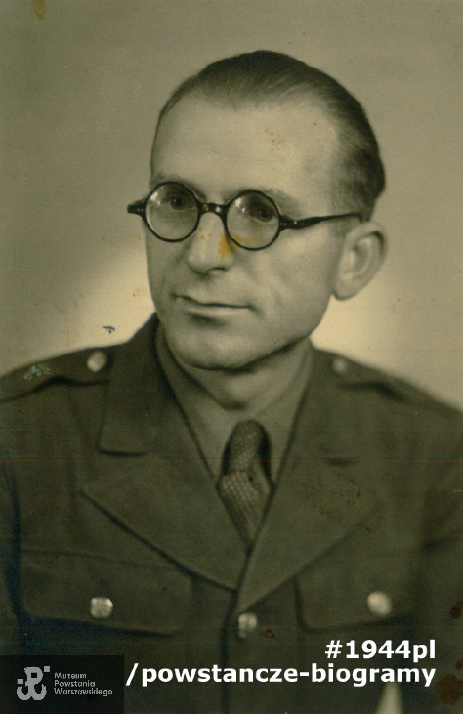 kpr. pchor. Stanisław Głąbski  "Wiga" (1911-1988). Fot. z archiwum rodzinnego p. Piotra Głąbskiego, syna