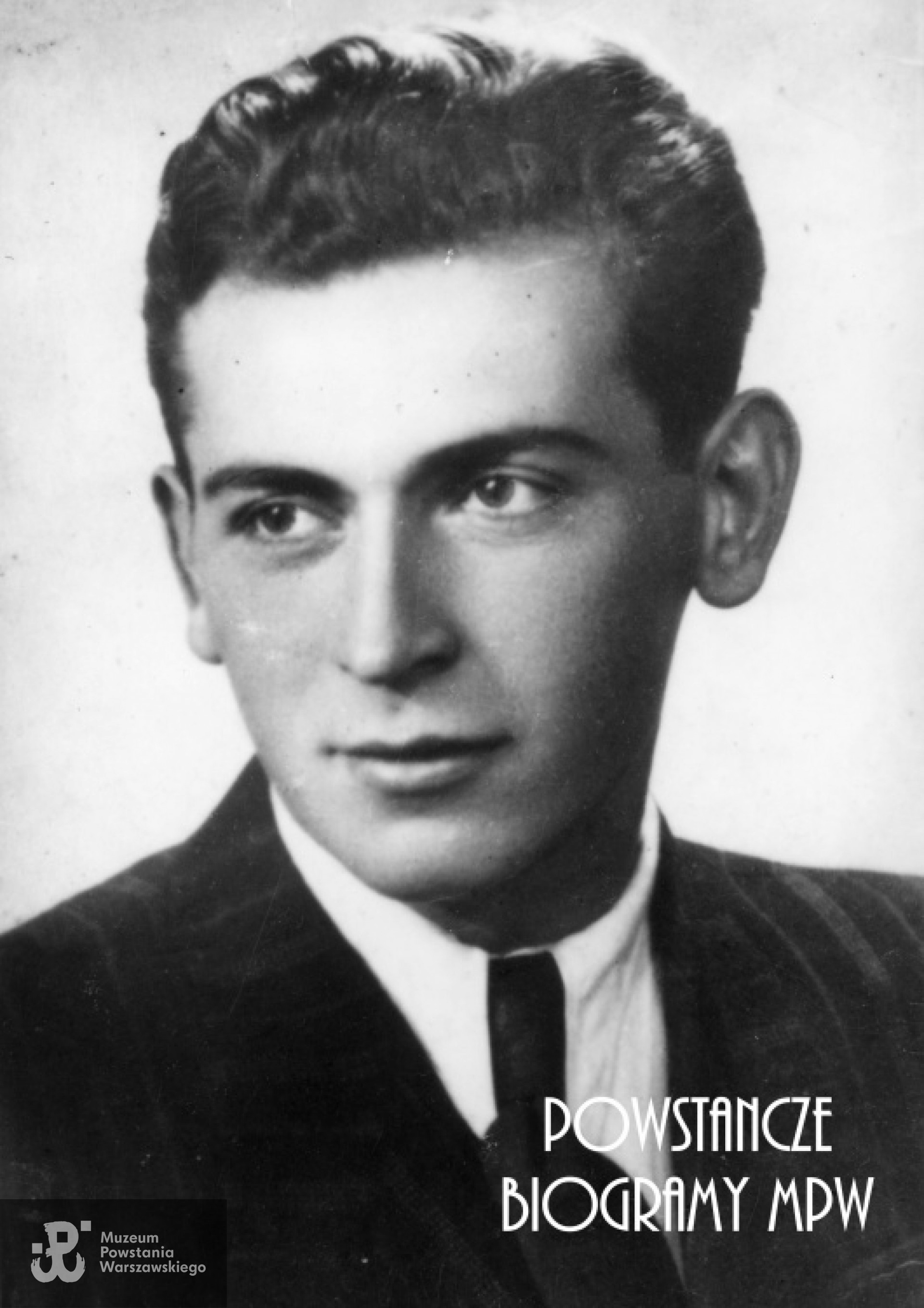 kpr. pchor. Jan Magdziak "Iwański" (1921-2007). Fot. ze zbiorów Muzeum Powstania Warszawskiego - materiały do Słownika Biograficznego Uczestników PW