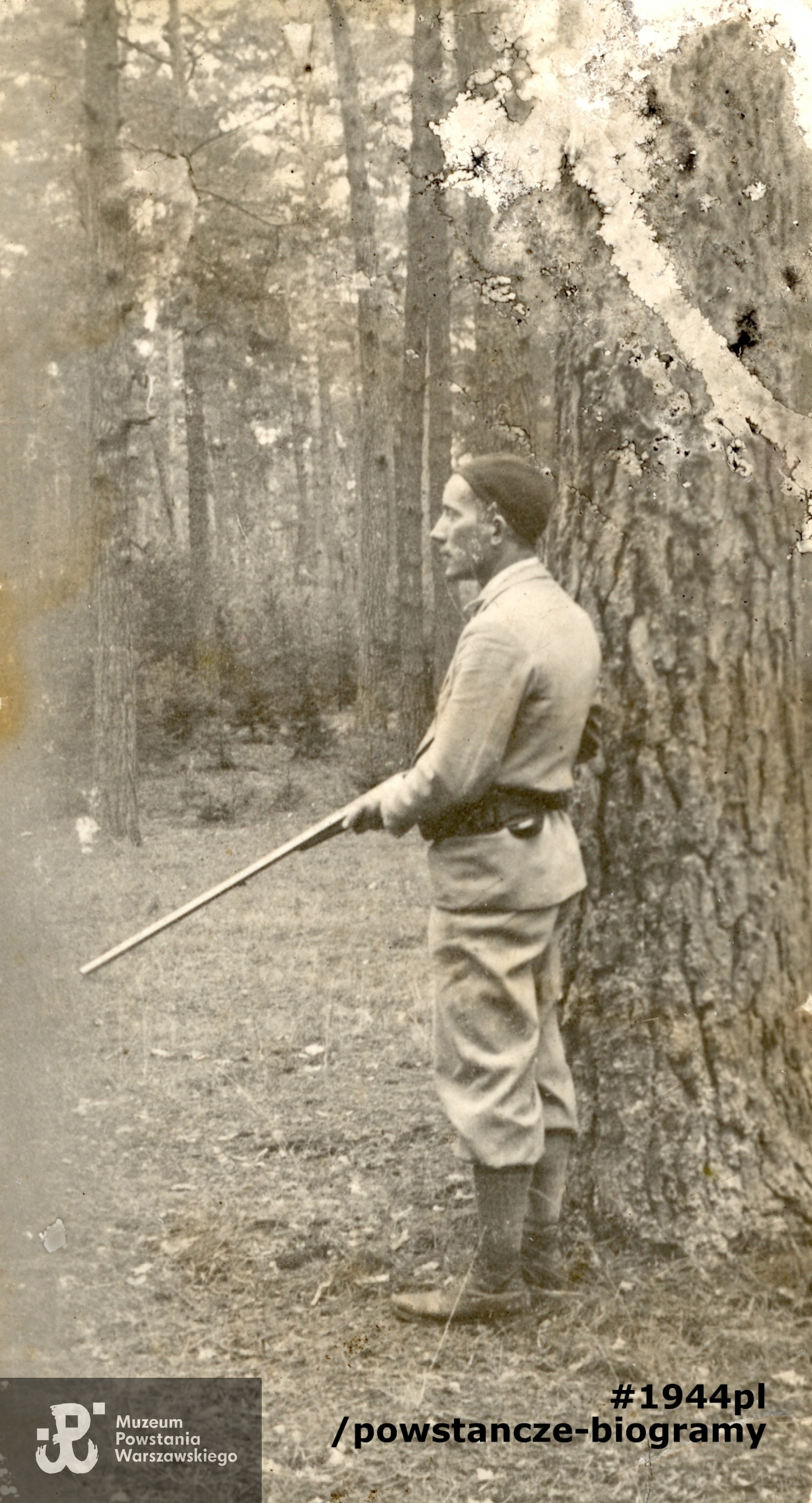 Mieczysław Tyll ps. Motyl (1899-1944). Zdjęcie z archiwum rodzinnego udostępnił p. Włodzimierz Zbiniewicz, wnuk Powstańca