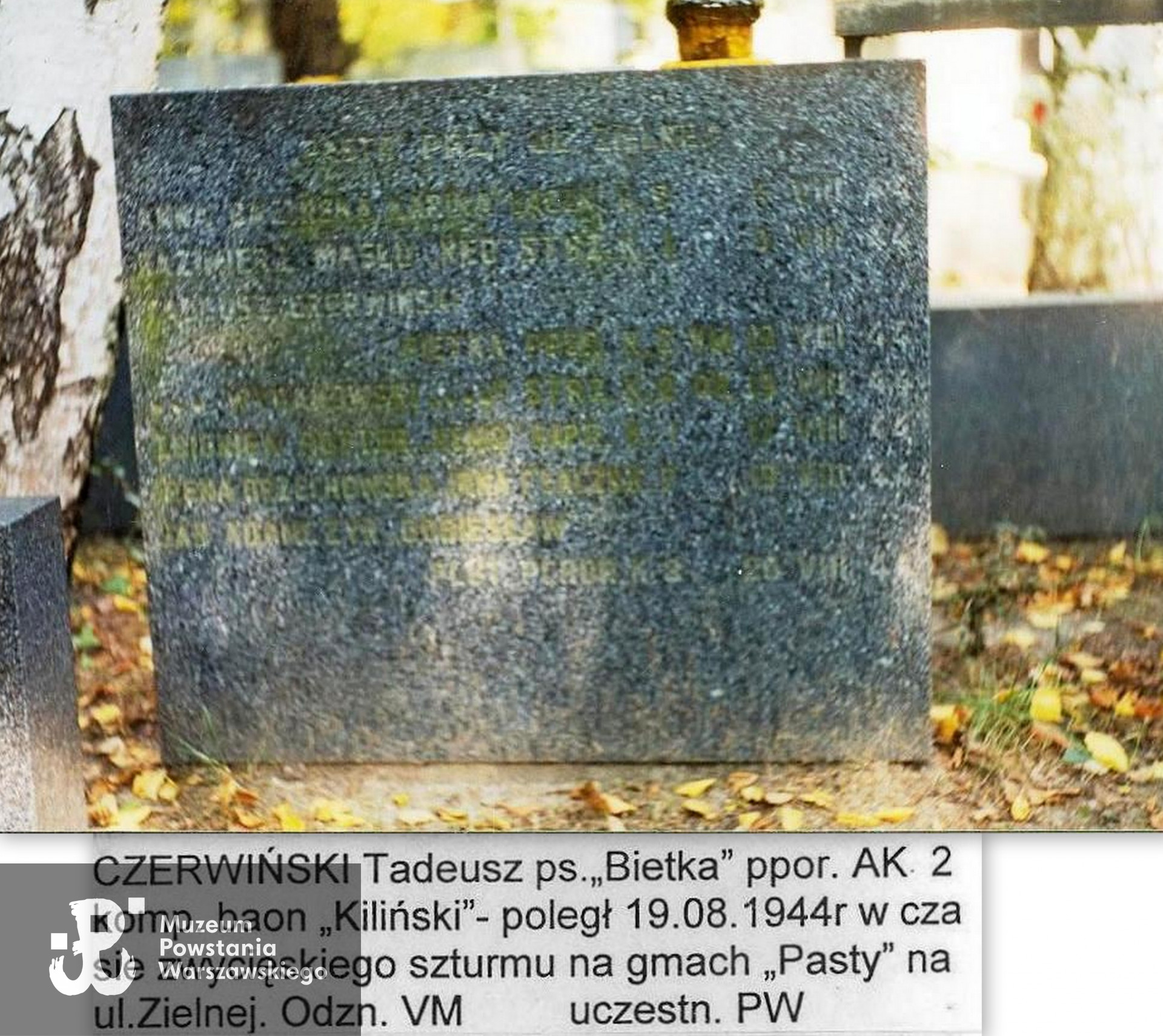 Fot. arch. A. Dławichowskiego - materiały do Słownika Uczestników PW