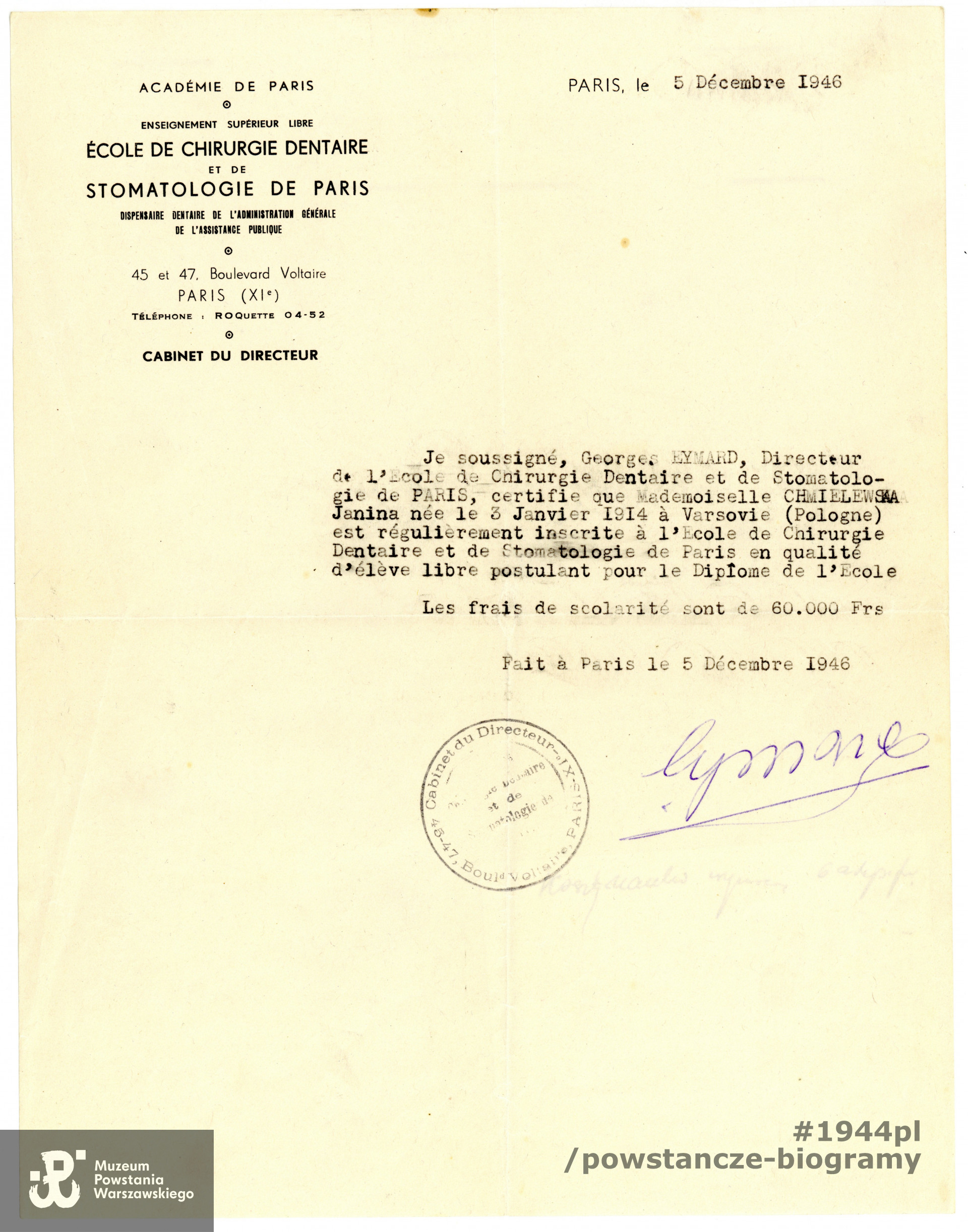 Zbiory rodzinne, udostępnił p.  Jerzy Kade, siostrzeniec