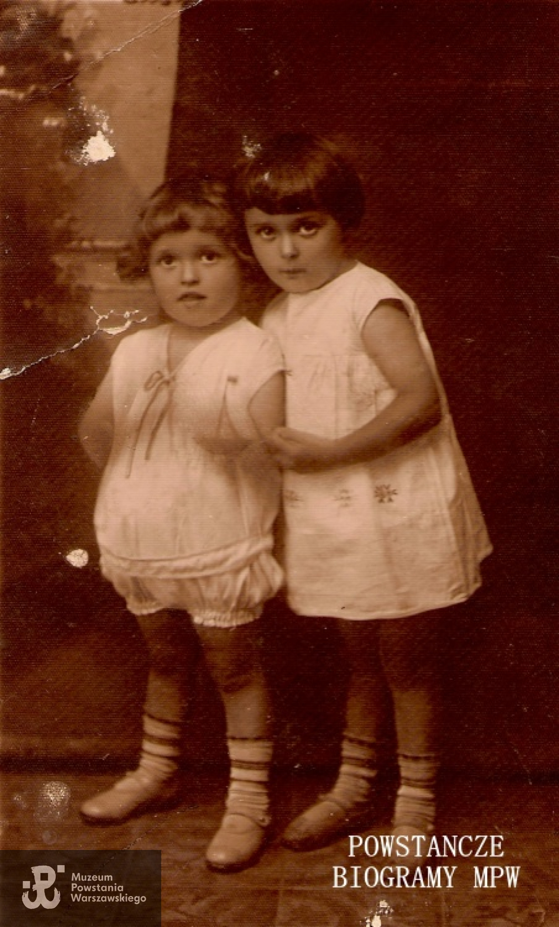 Stanisława z bratem Jerzym. Fot. z archiwum rodzinnego  Marii Holki.