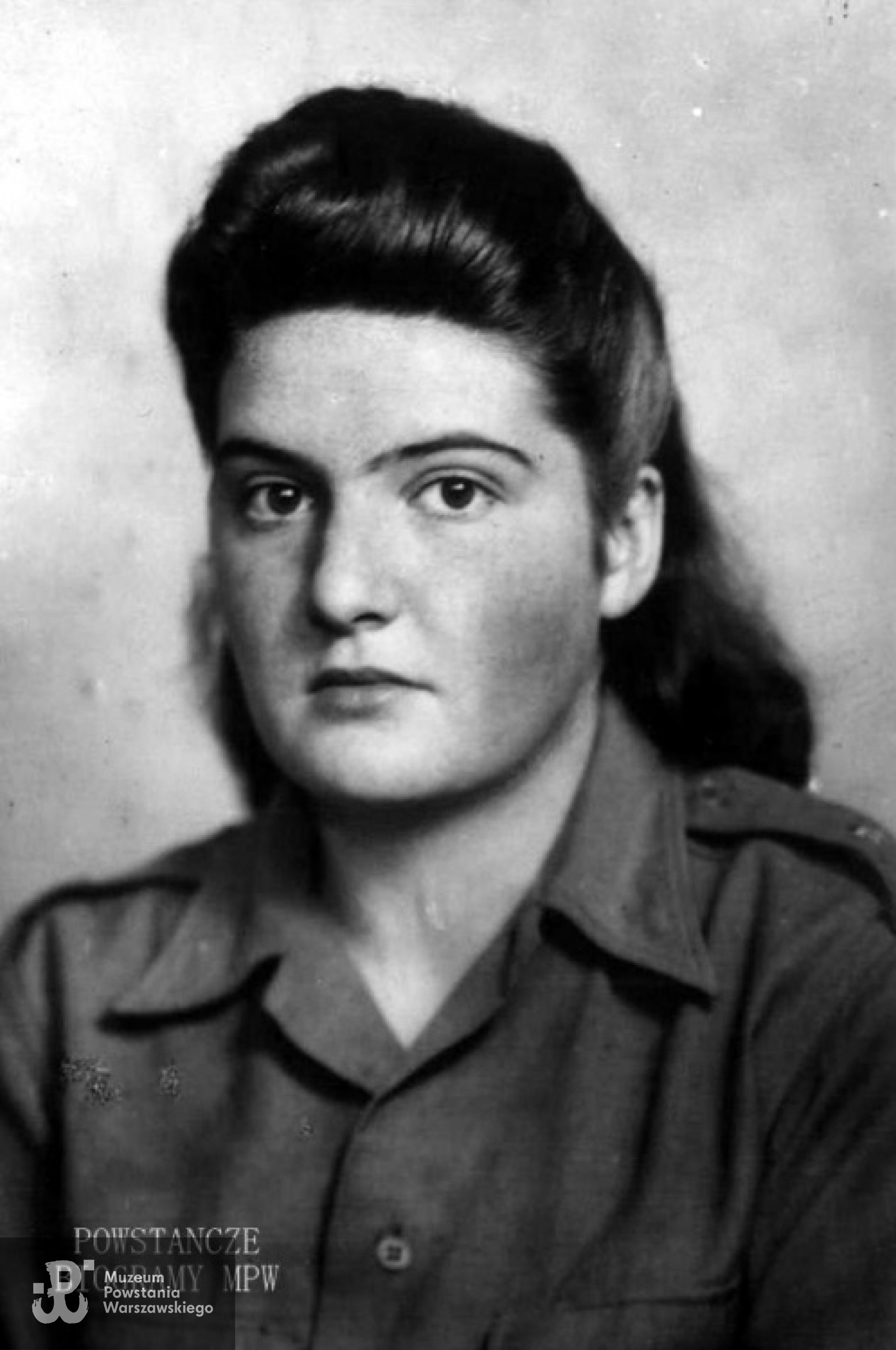 Barbra Koźmińska, zdjęcie z okresu okupacji. Fot. z archiwum rodzinnego Marii Piradoff - Link / MPW