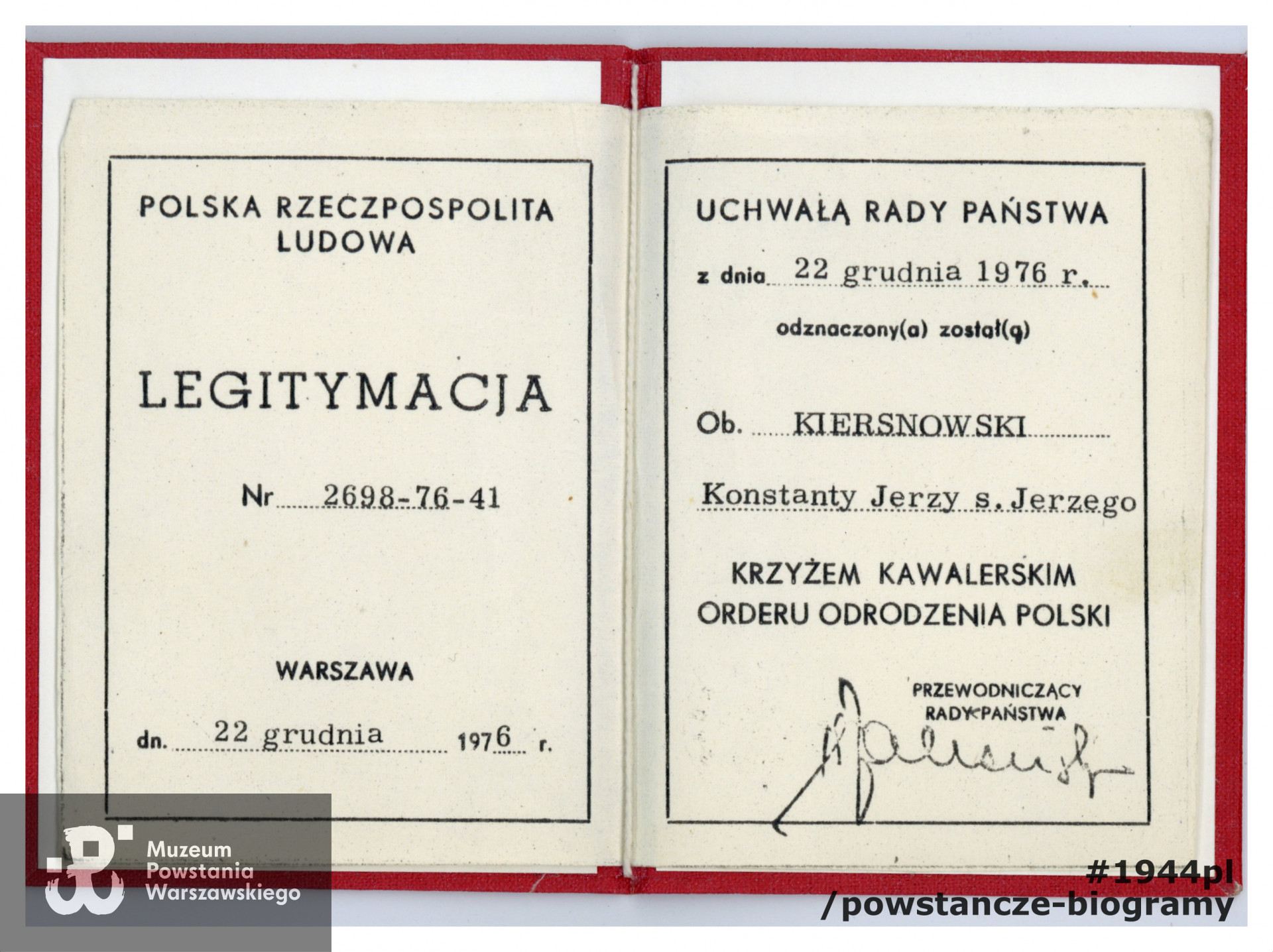 Z  archiwum rodzinnego p. Jolanty Stasiak z d. Kiersnowskiej