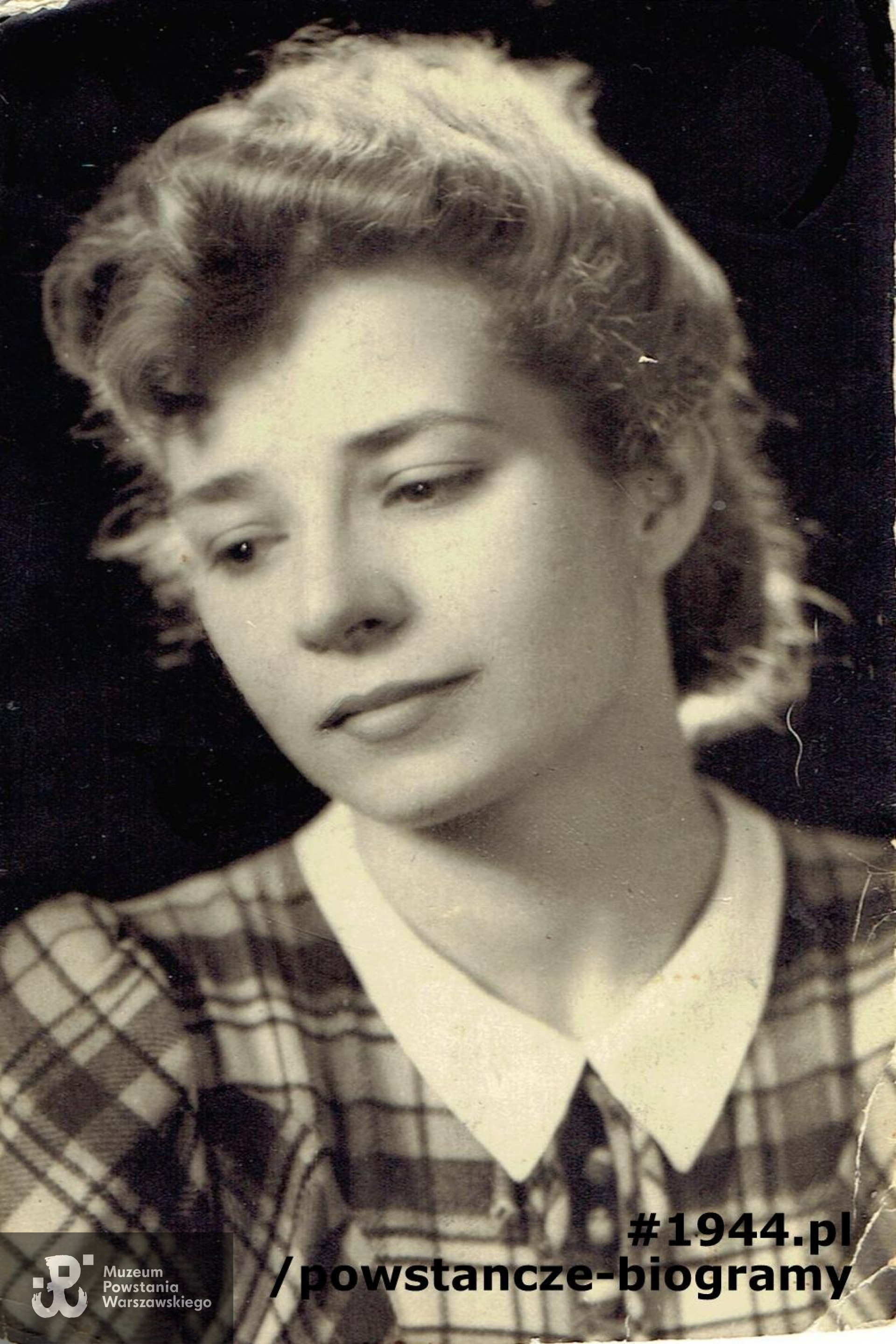  ppor. Lucyna Świechowska z domu  Pankiewicz ps. „Czerska”, „Sokołowska". Fot. z archiwum rodzinnego udostępniła p. Elżbieta Świechowska