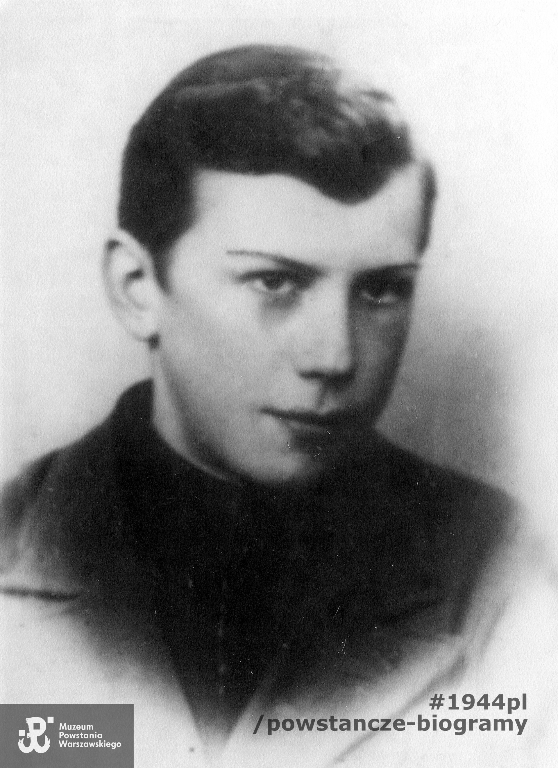Zbigniew Antoni Liszewski (1927-1944). Fot. ze zbiorów rodzinnych p. Jana Zagórskiego. Skan wykonany w Muzeum Powstania Warszawskiego.
