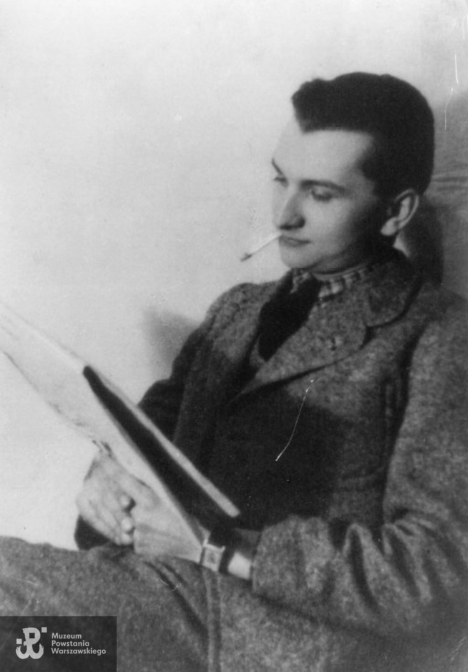 ppor. Andrzej Kossowski "Pilot". Fot. ze zbiorów prywatnych. Skan za pośrednictwem p. Piotra Blaka udostępnił p.  Jerzy Fedorowicz 