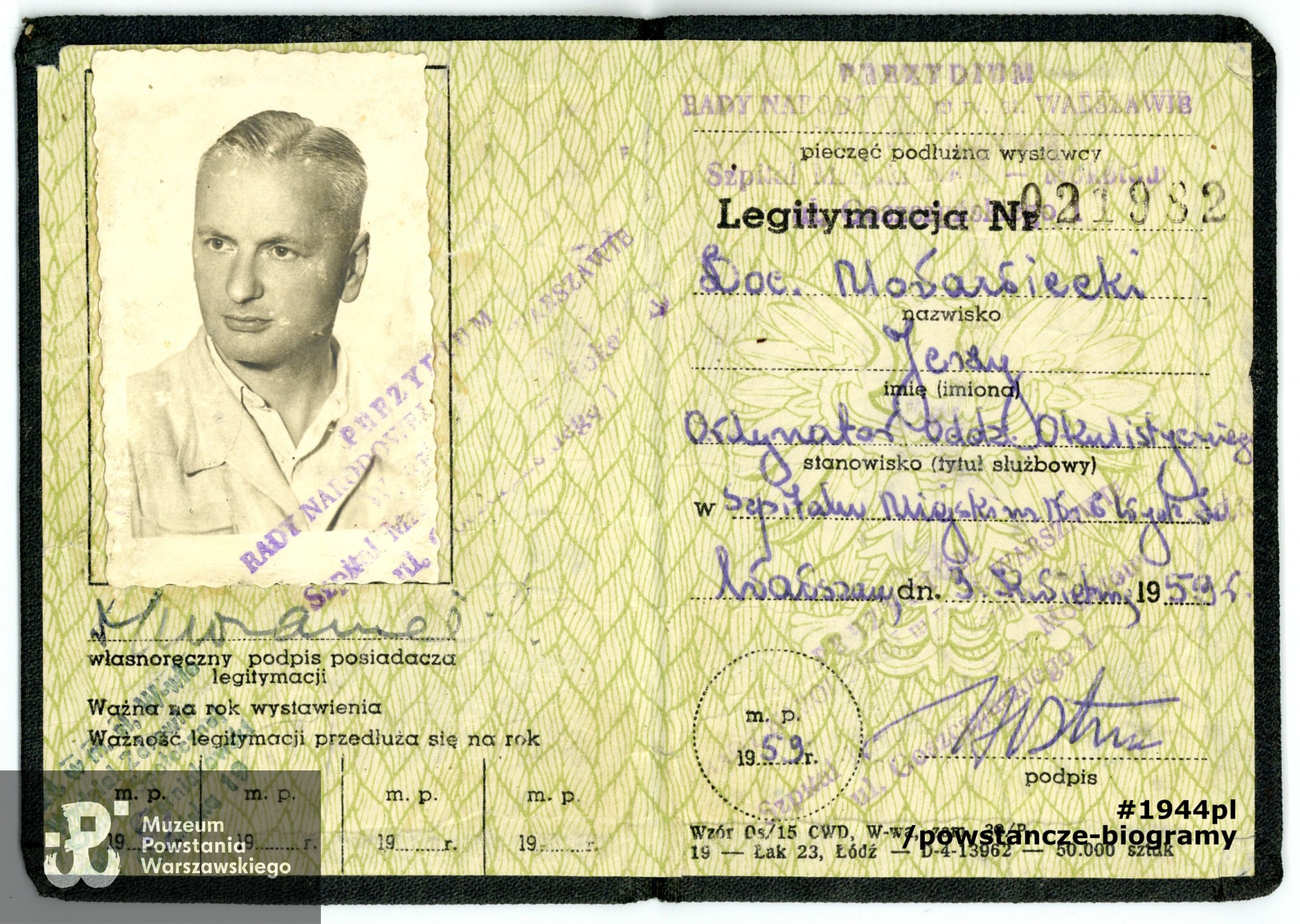 Ze zbiorów rodzinnych, udostępniła p. Maria Szymczak, córka Powstańca.  