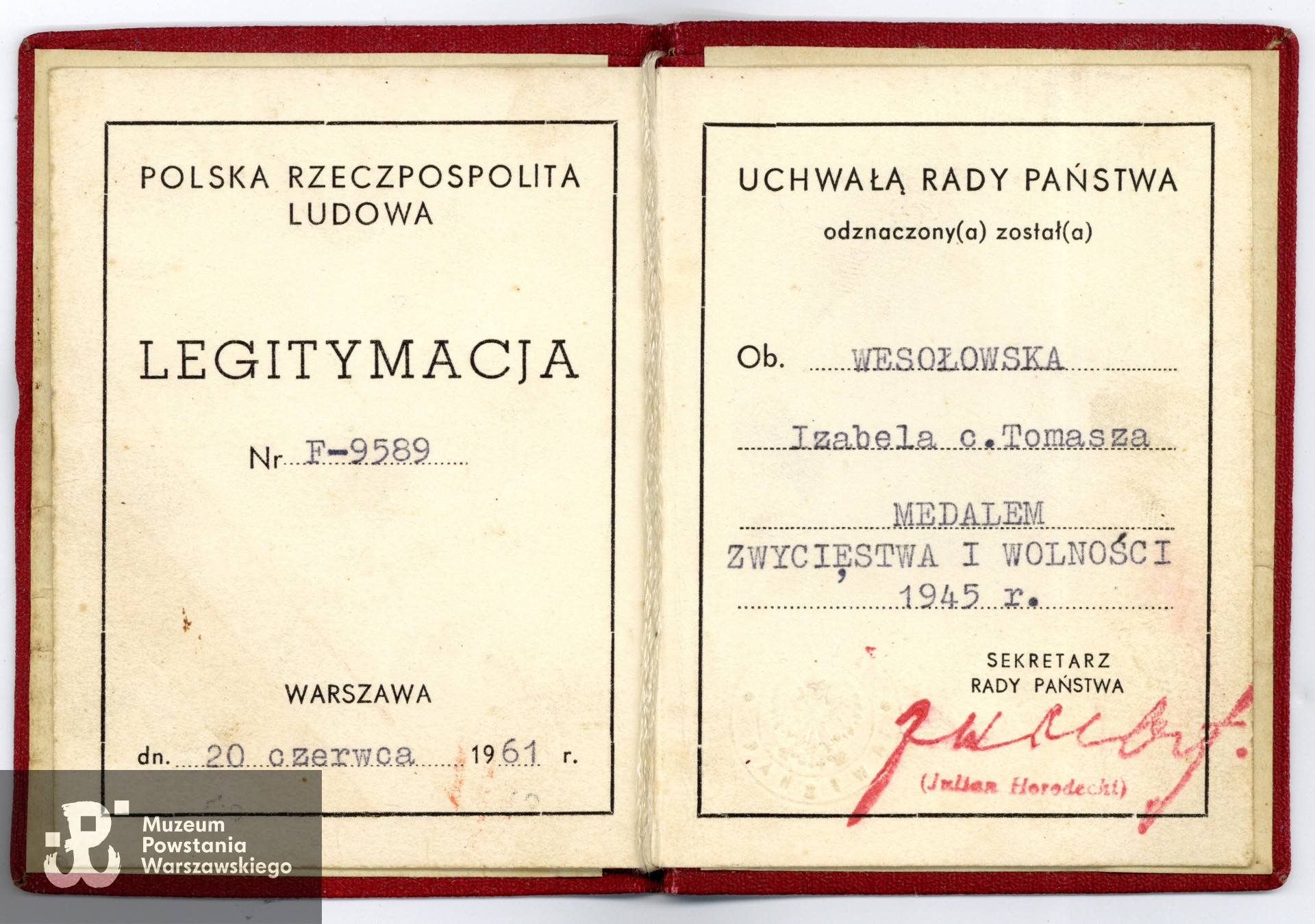 Ze zbiorów rodzinnych p. Małgorzaty Wodiczko. 