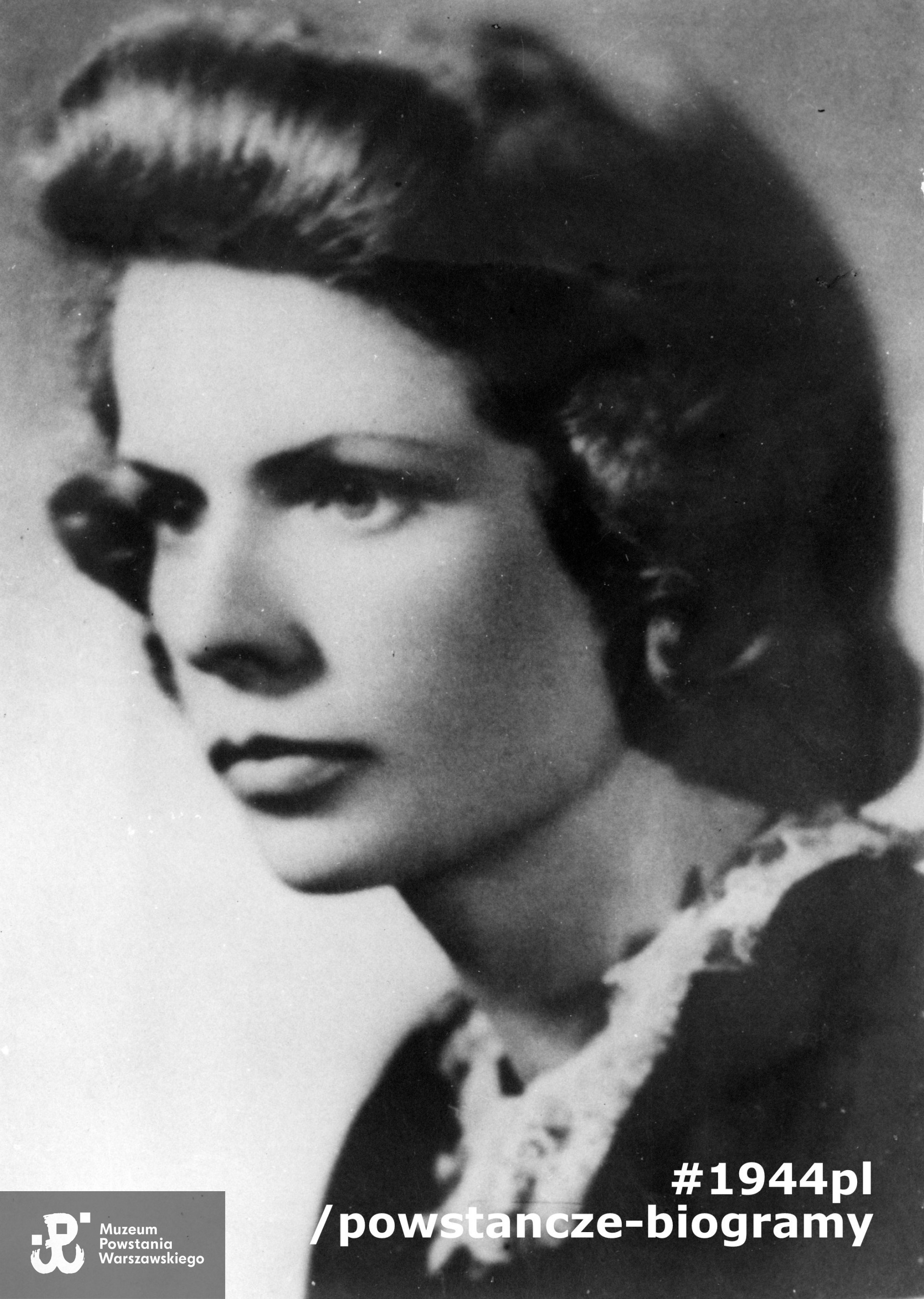 łącz. Irena Bredel "Alina" (1917-1944). Fot. ze zbiorów Muzeum Powstania Warszawskiego, sygn. P/7958/14