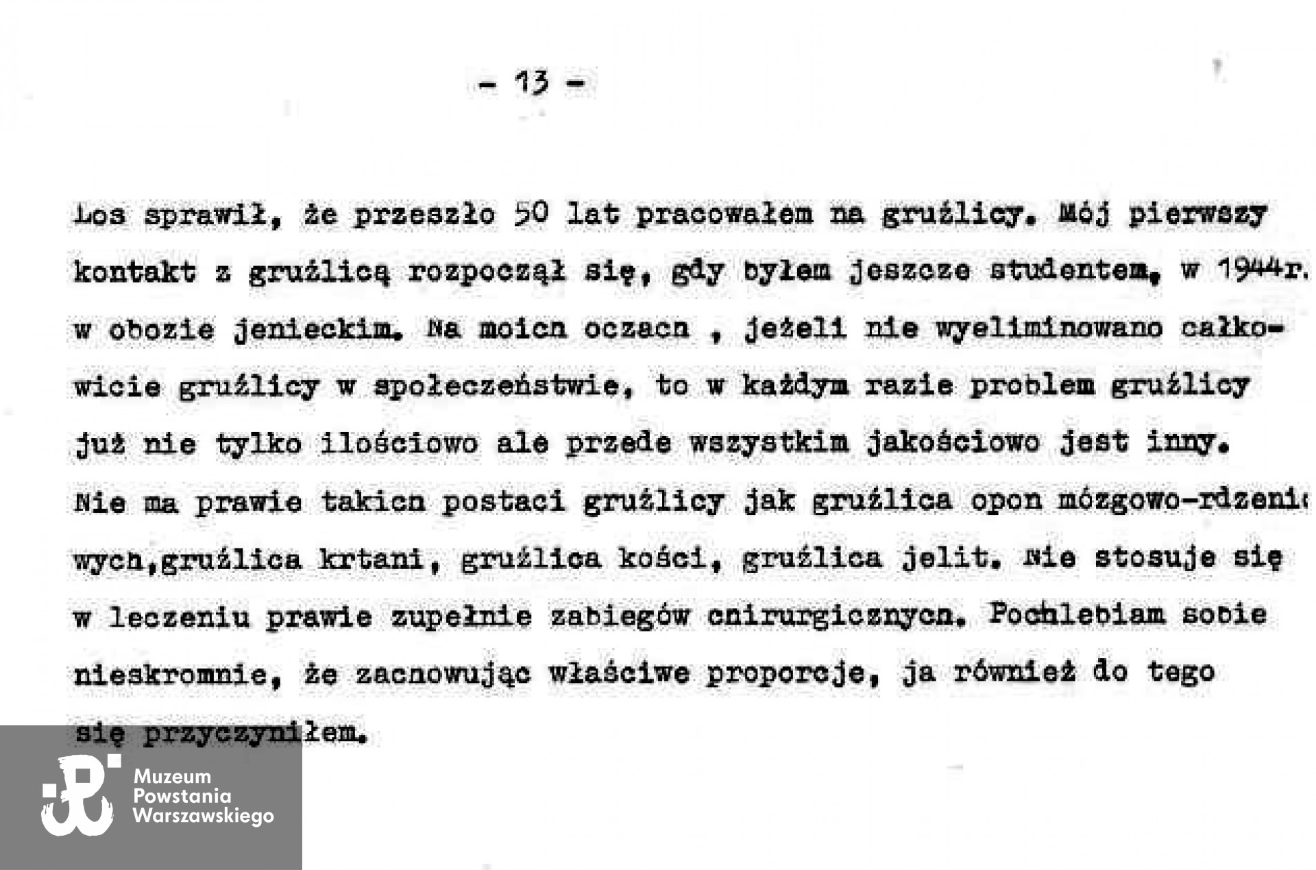 Wspomnienia Tadeusza Życzyńskiego - str 13 - ostatnia