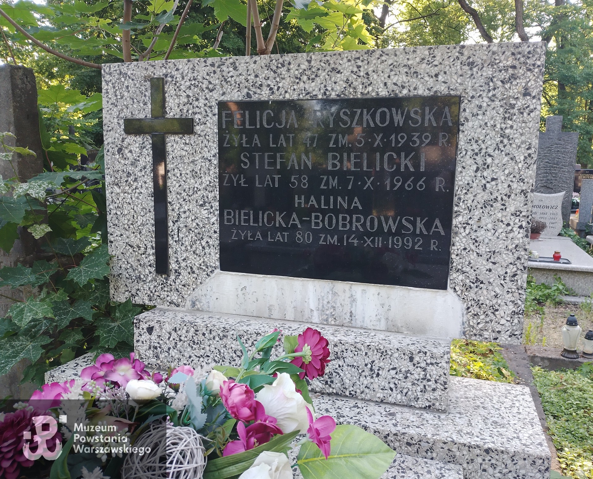 Cmentarz Bródnowski w Warszawie, kwatera 27 B, rząd 3, grób 20. Fot. udostępnił p. Janusz Bielicki