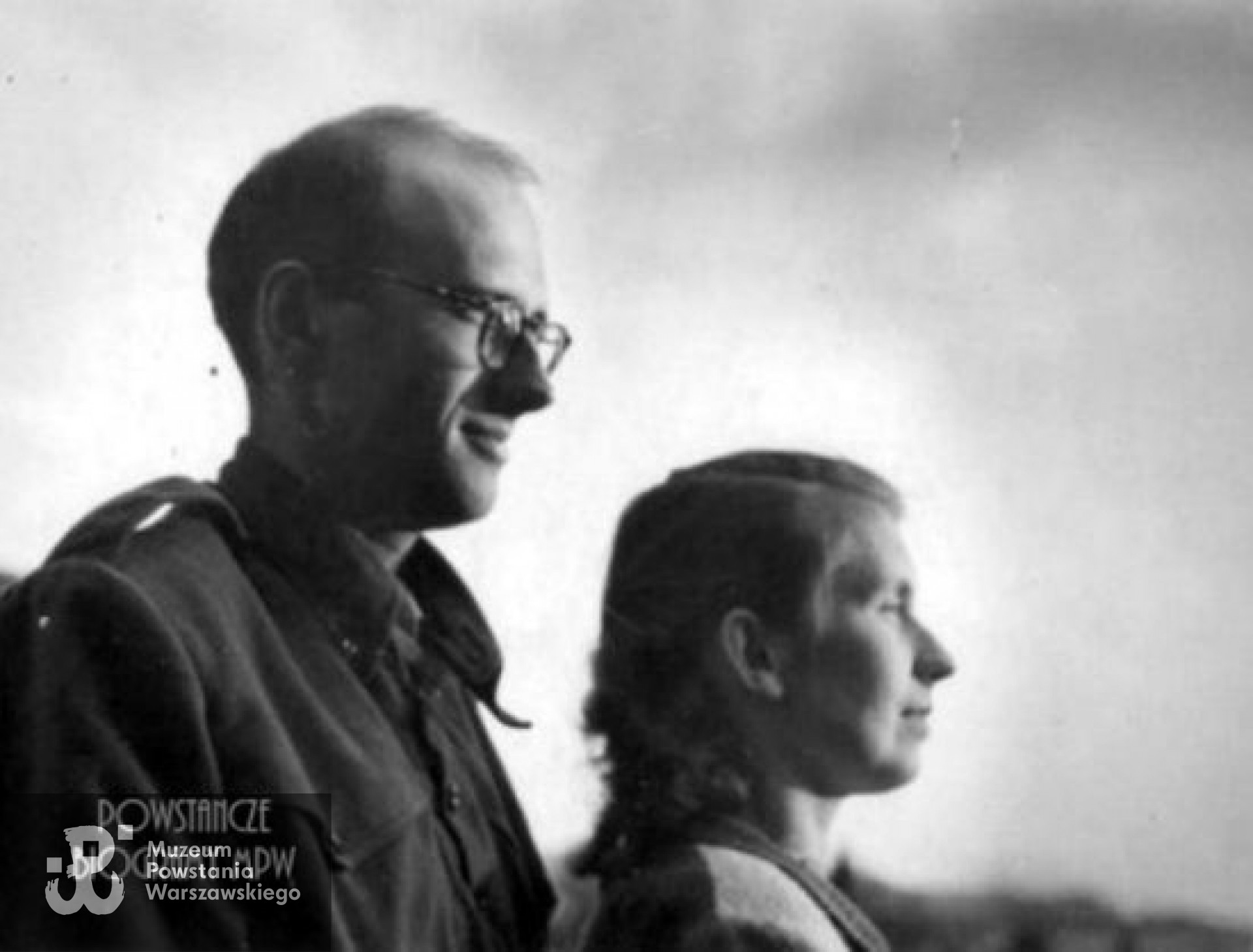 Z żoną Zofią - lata 50-te XX w. Fot. archiwum rodzinne