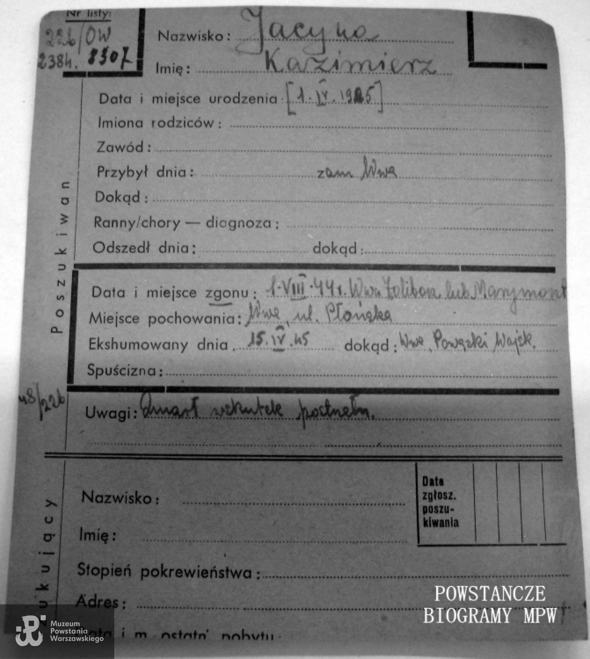 Ze zbiorów Polskiego Czerwonego Krzyża