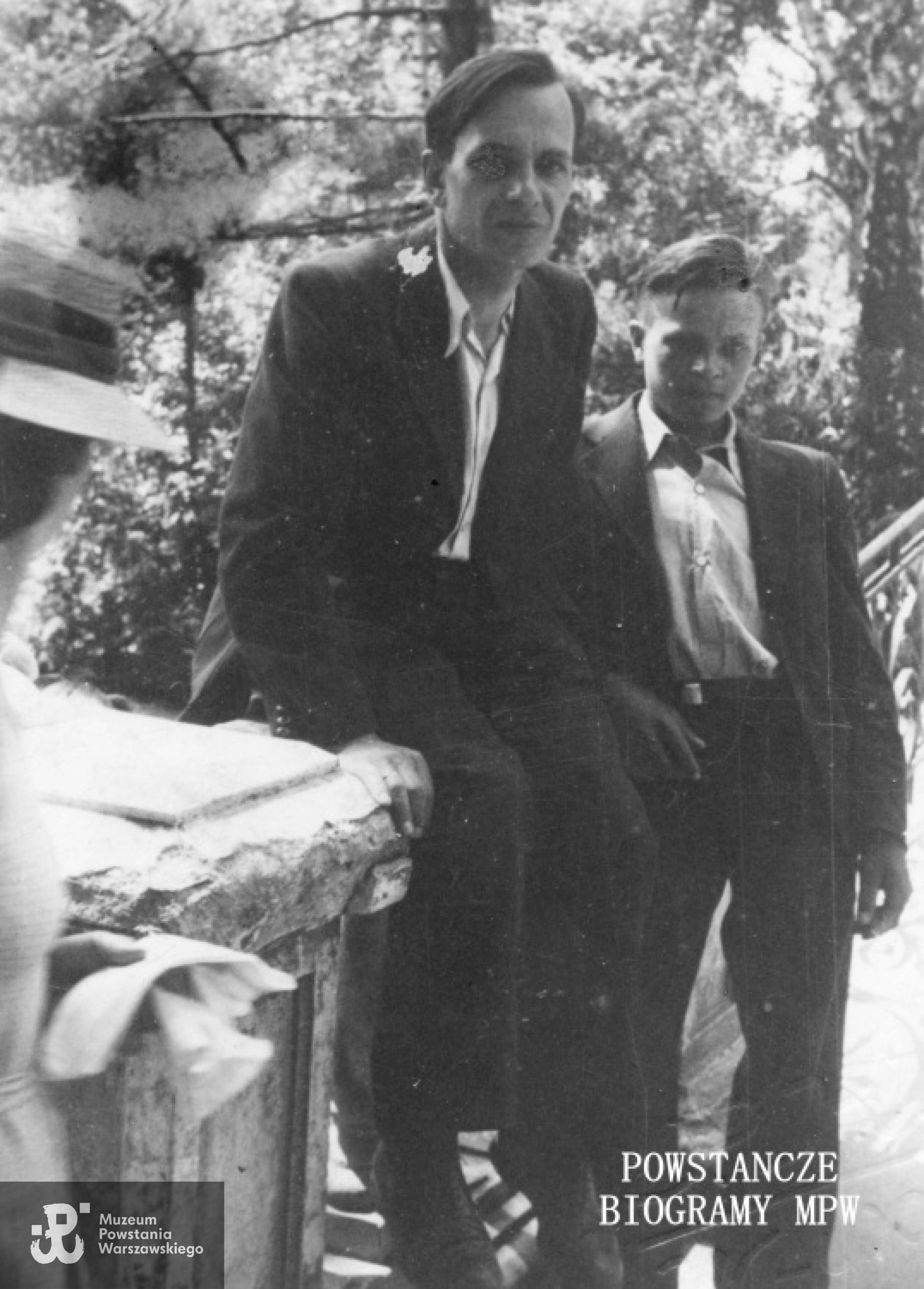 Piotr i Edmund Kodorscy, 1940 rok. Fot. z archiwum rodzinnego Bożeny Jóźwiak / MPW