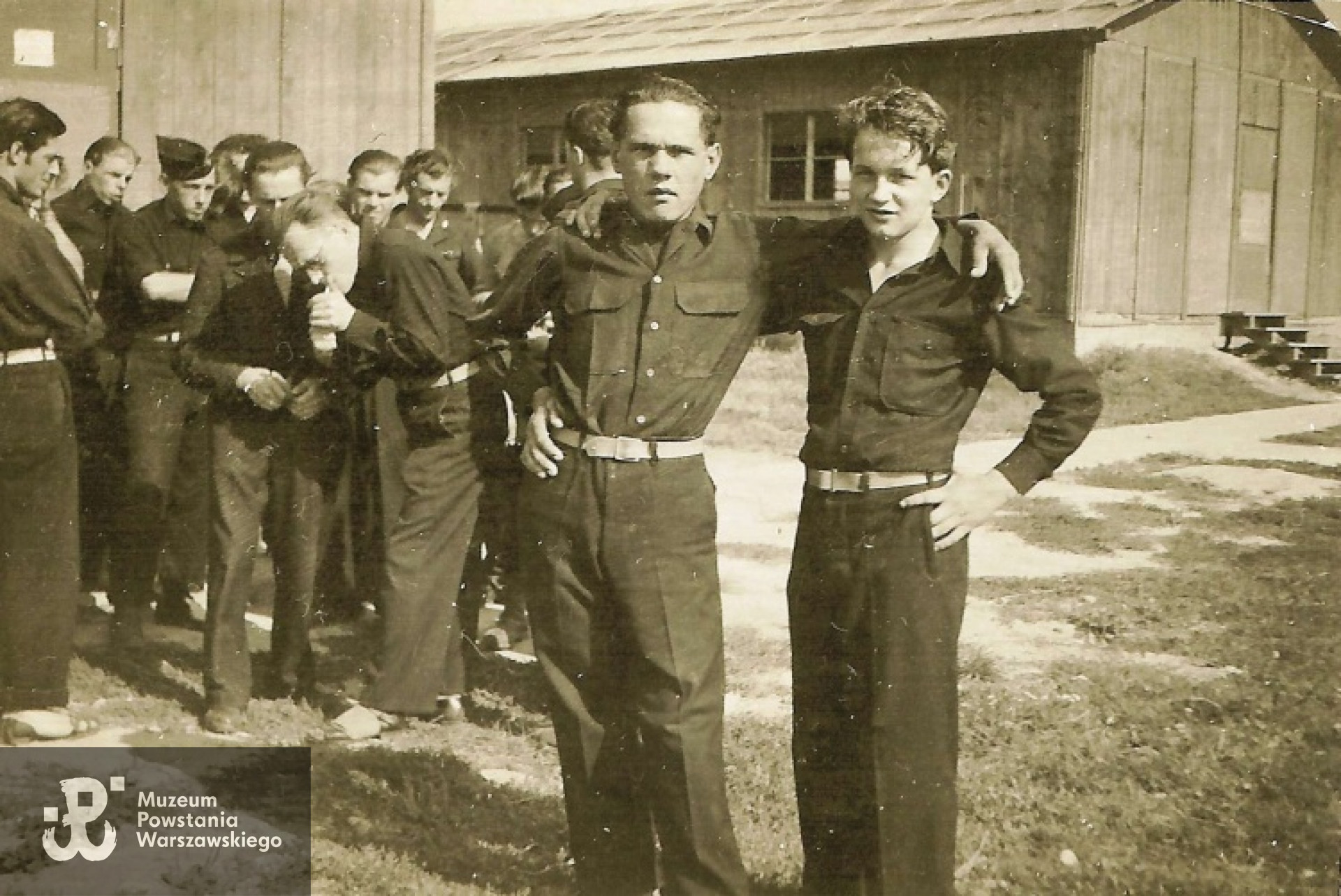 Wojciech Głodkiewicz w Stalagu XI A Altengrabow, kwiecień 1945 r.