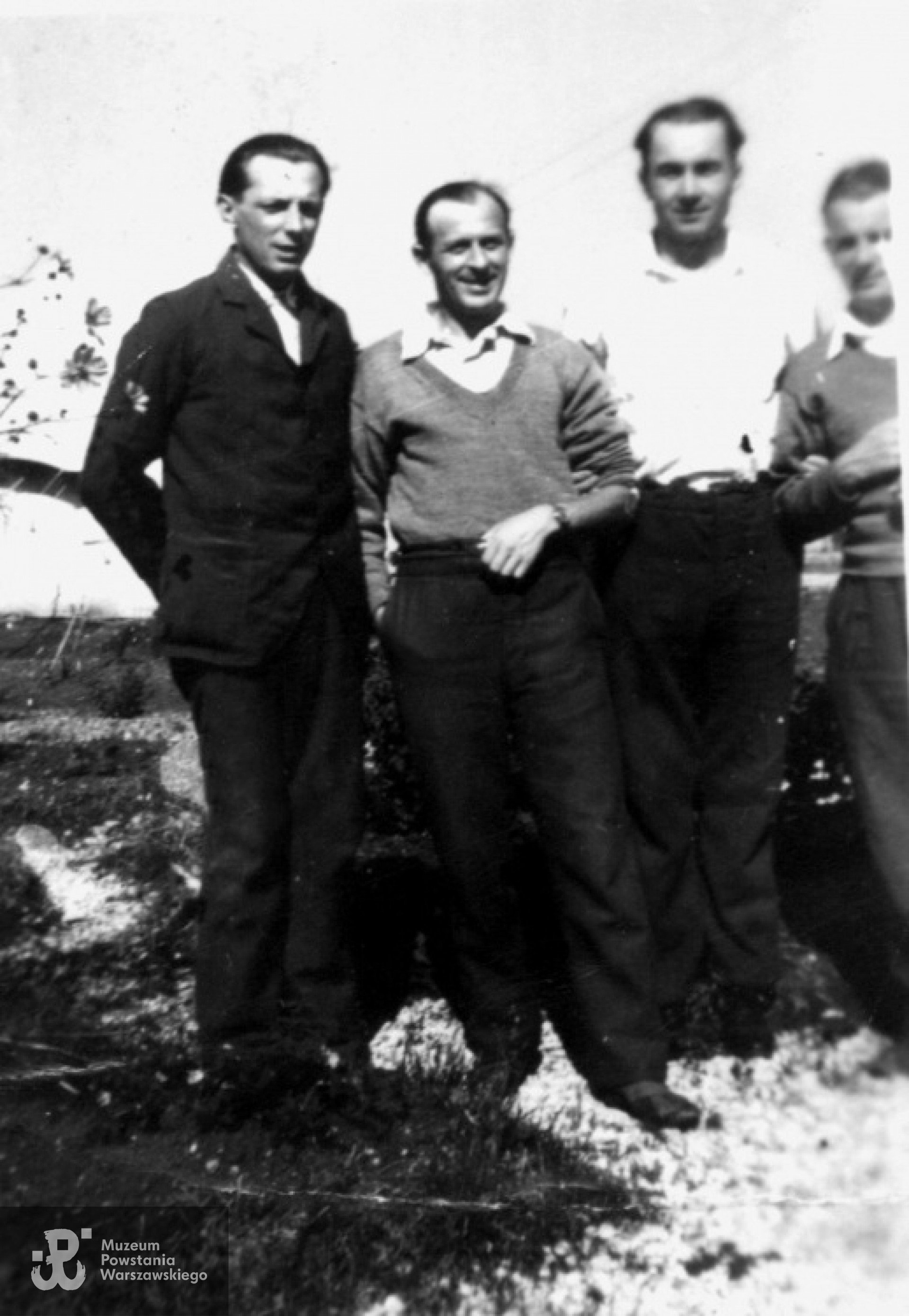 Kpt. Giżyński w szpitalu wojennym