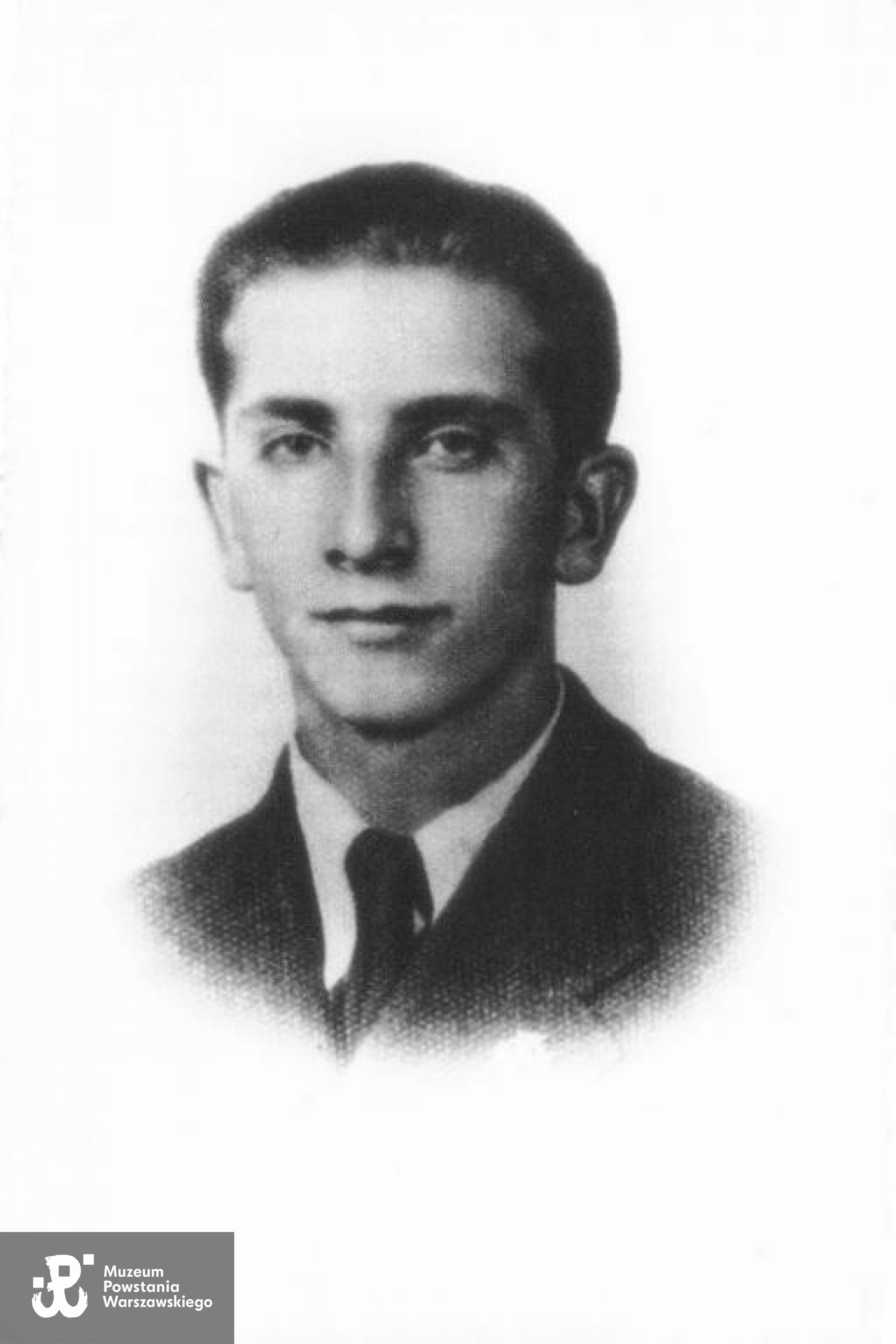 st. strz. Stefan Skiba "Soszka" (1922-1944). Fot. Materiały do Słownika Uczestników Powstania Warszawskiego, zasób  Pokoju Kombatanta MPW