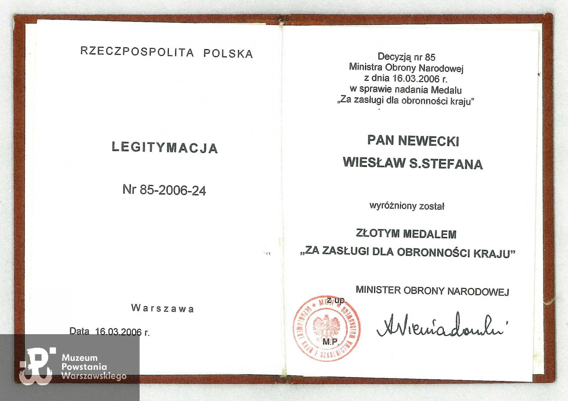 Z archiwum Wiesława Neweckiego „Kogut”