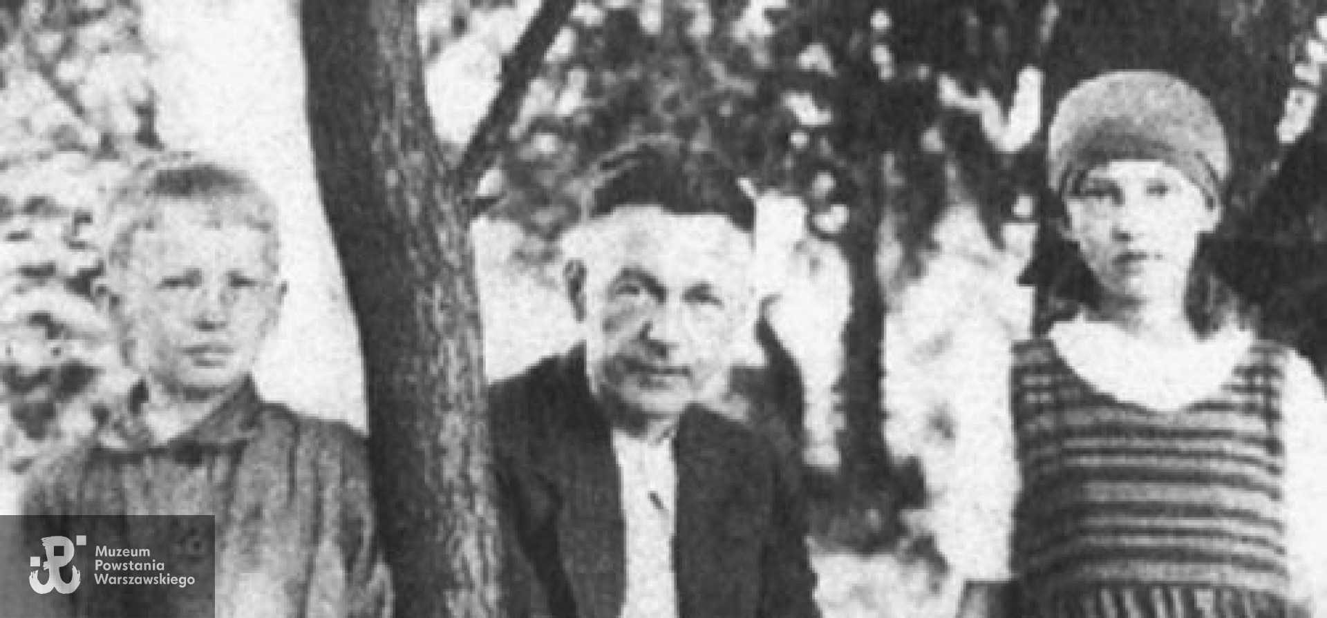 Stefan z ojcem i siostrą Elą