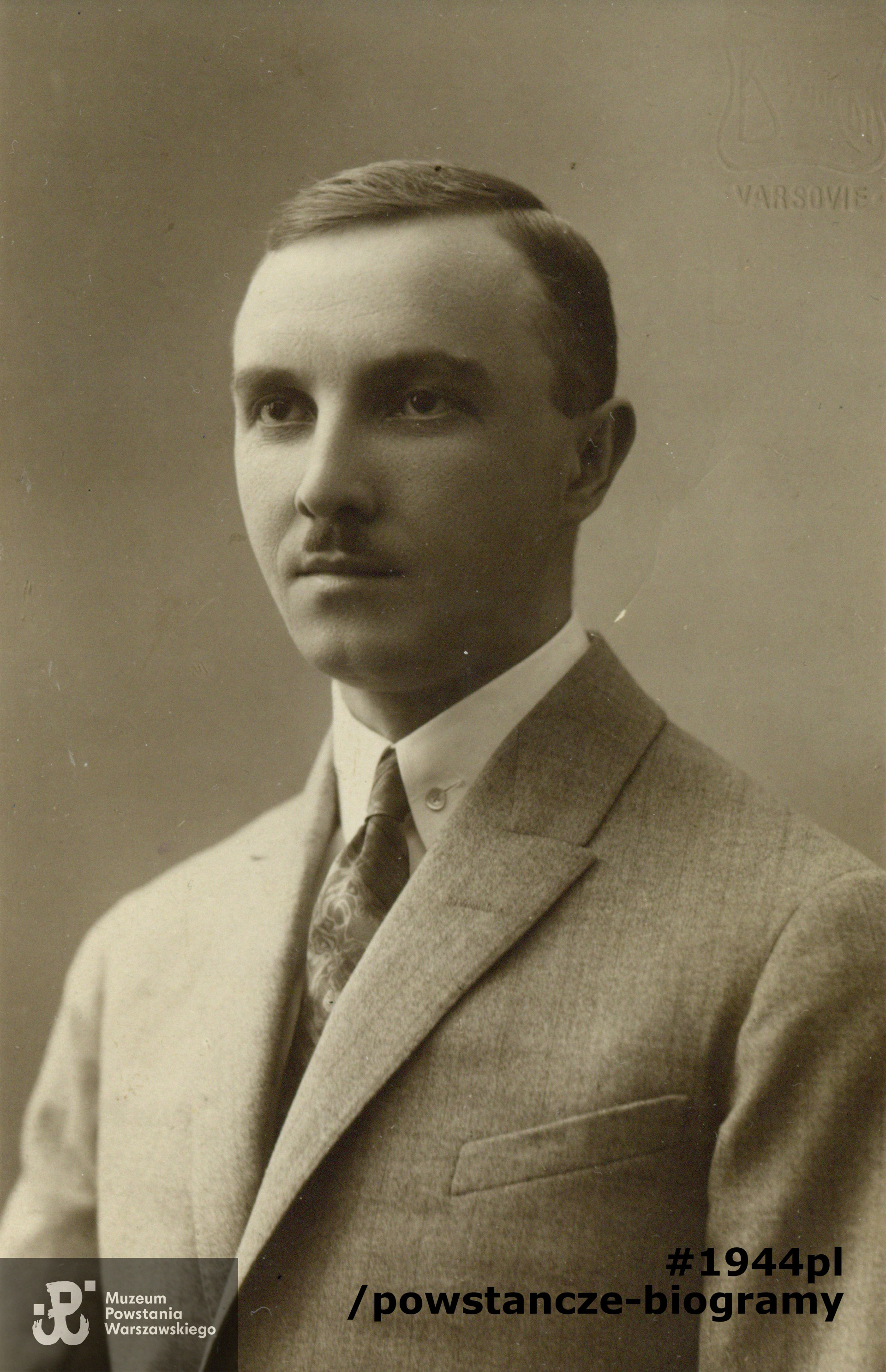 kpr. Czesław  Łabanowski "Ziemski" (1898-1944). Fot. ze zbiorów rodzinnych