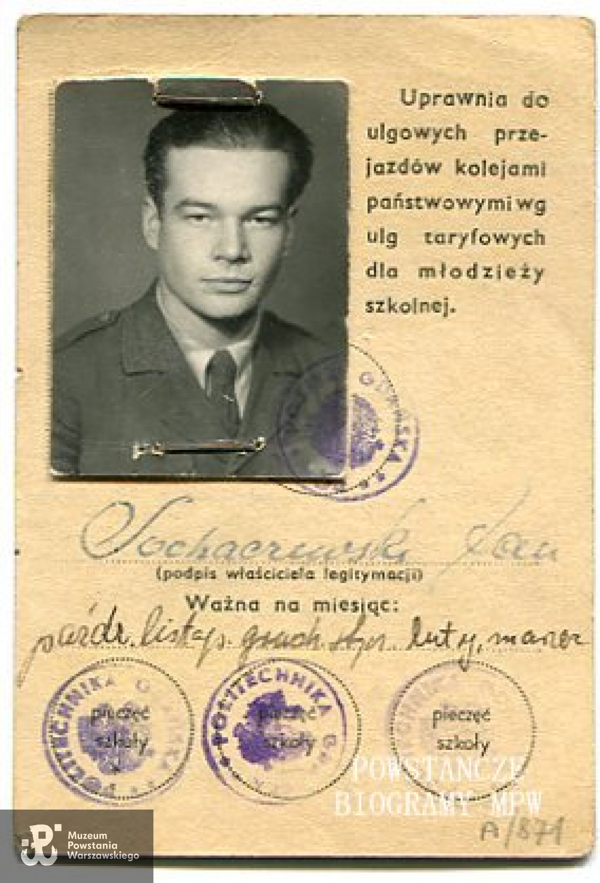 Ze zbiorów Muzeum Powstania Warszawskiego, sygn. A/871