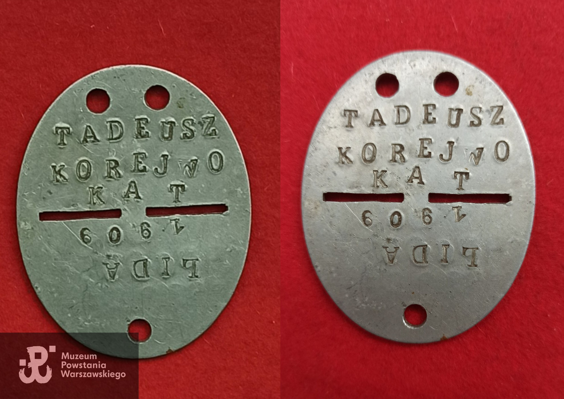 Należący do Tadeusza Korejwo nieśmiertelnik  77 pp w Lidze. Ze zbiorów rodzinnych, skan udostępnił  p. Jerzy Korejwo, syn Tadeusza