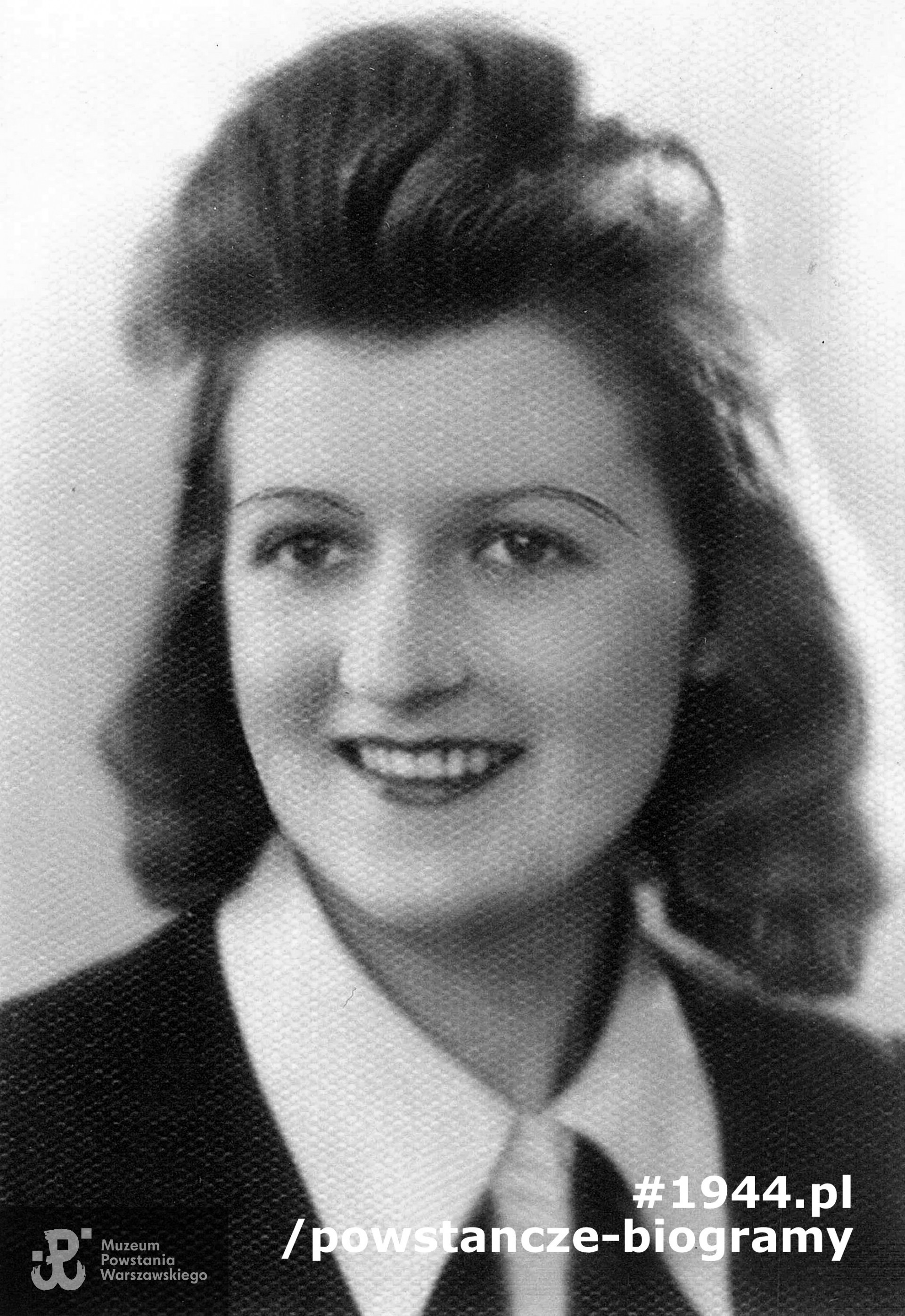 Janina Gutowska-Różecka "Dora" 1941 r. Fot. z archiwum rodzinnego Janiny Różeckiej