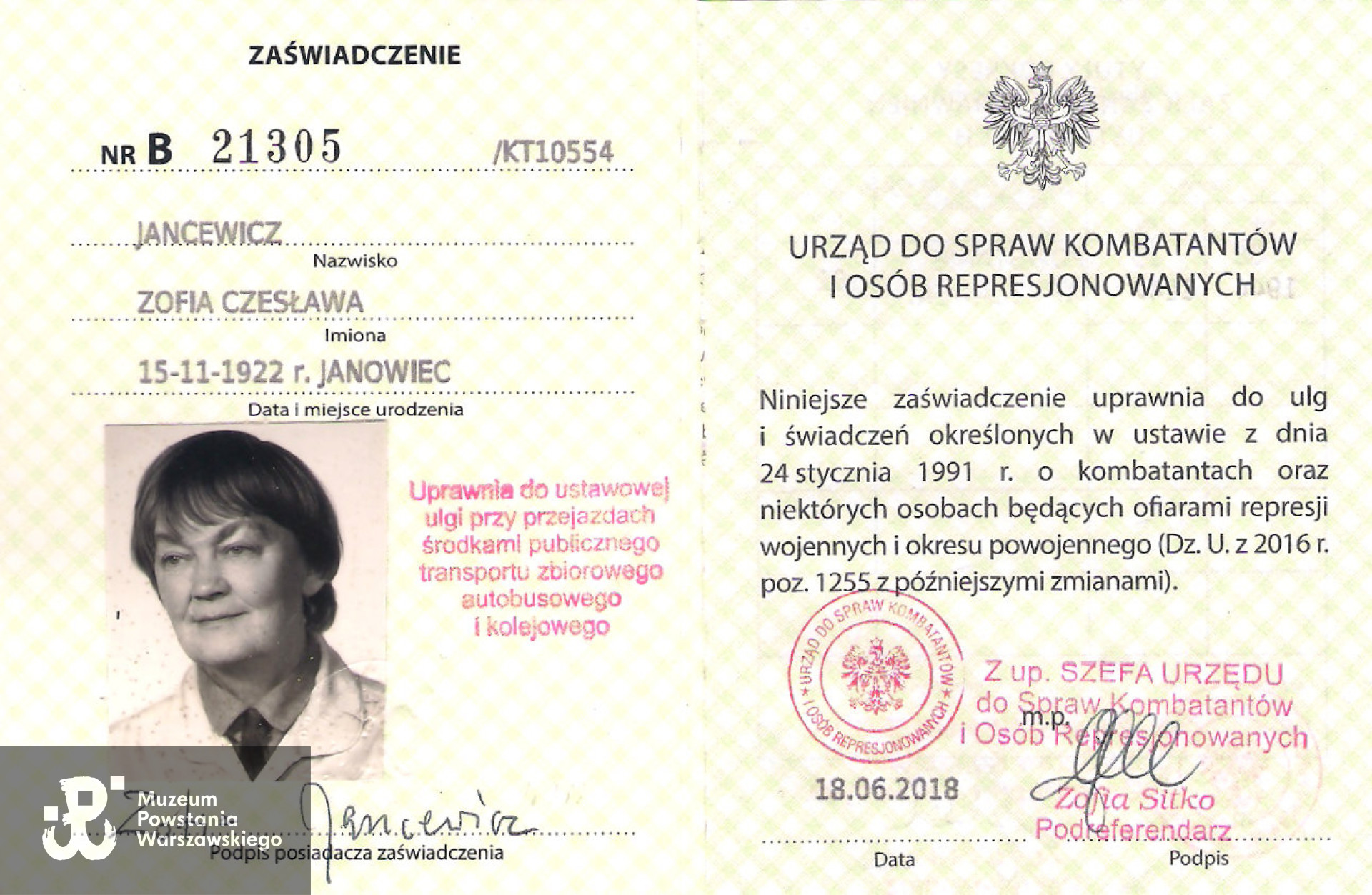 Skan - materiały do Słownika Uczestników PW - Pokój Kombatanta