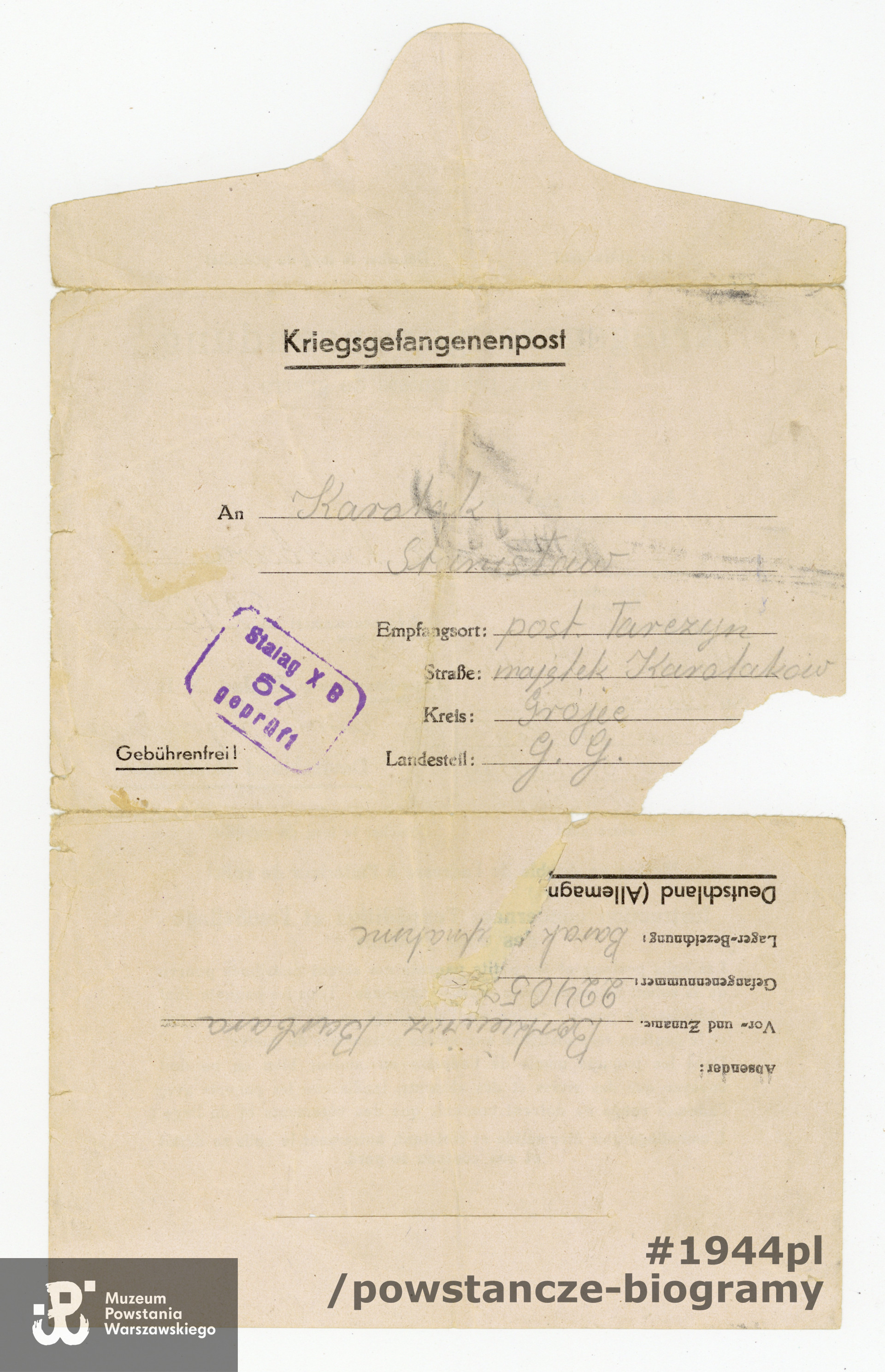 Z archiwum rodzinnego syna, udostępnili p. Marek i p. Marcin Adamczukowie