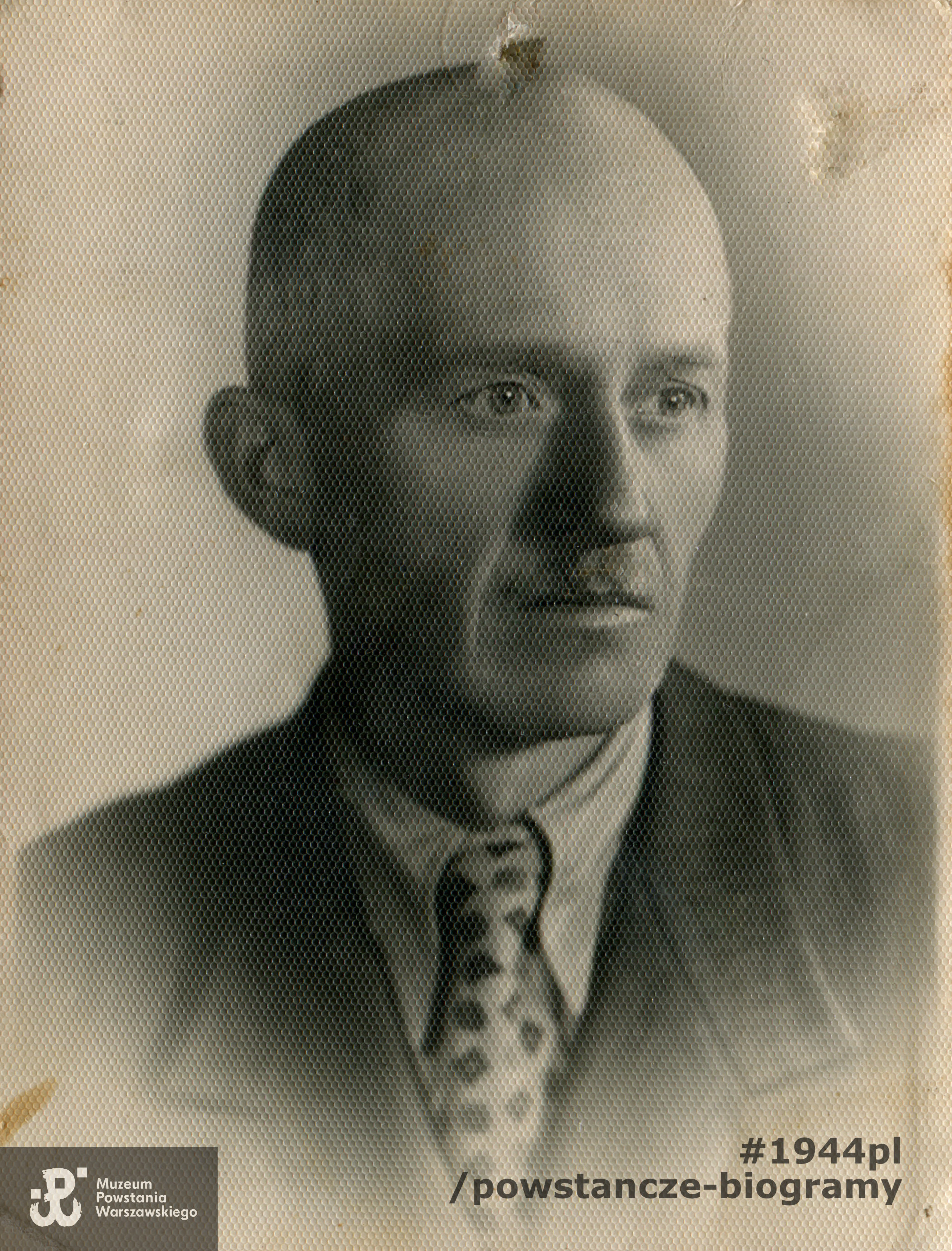 Stanisław Rongenc (1897-1944). Fot. ze zbiorów p. Anny Pielińskiej, wnuczki Powstańca. Skany wykonano w Muzeum Powstania Warszawskiego, 2022 r. Zasób Pokoju Kombatanta MPW