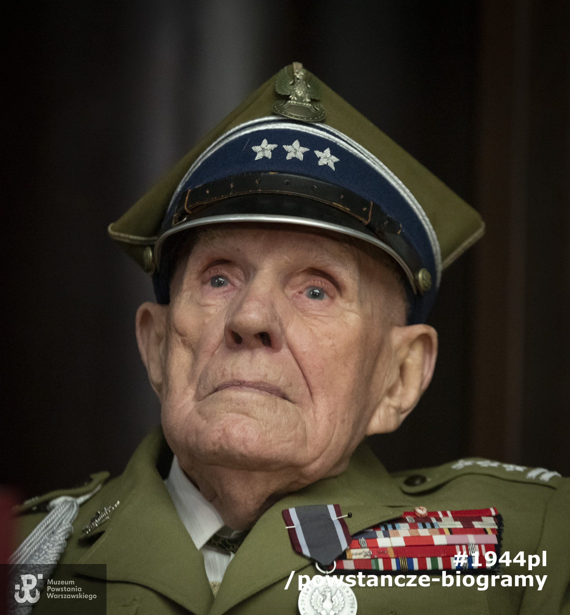 15 lutego 2019 roku - uroczystość  w Bibliotece Muzeum Powstania Warszawskiego z okazji 105. urodzin płk. Kazimierza Klimczaka. Fot. MPW