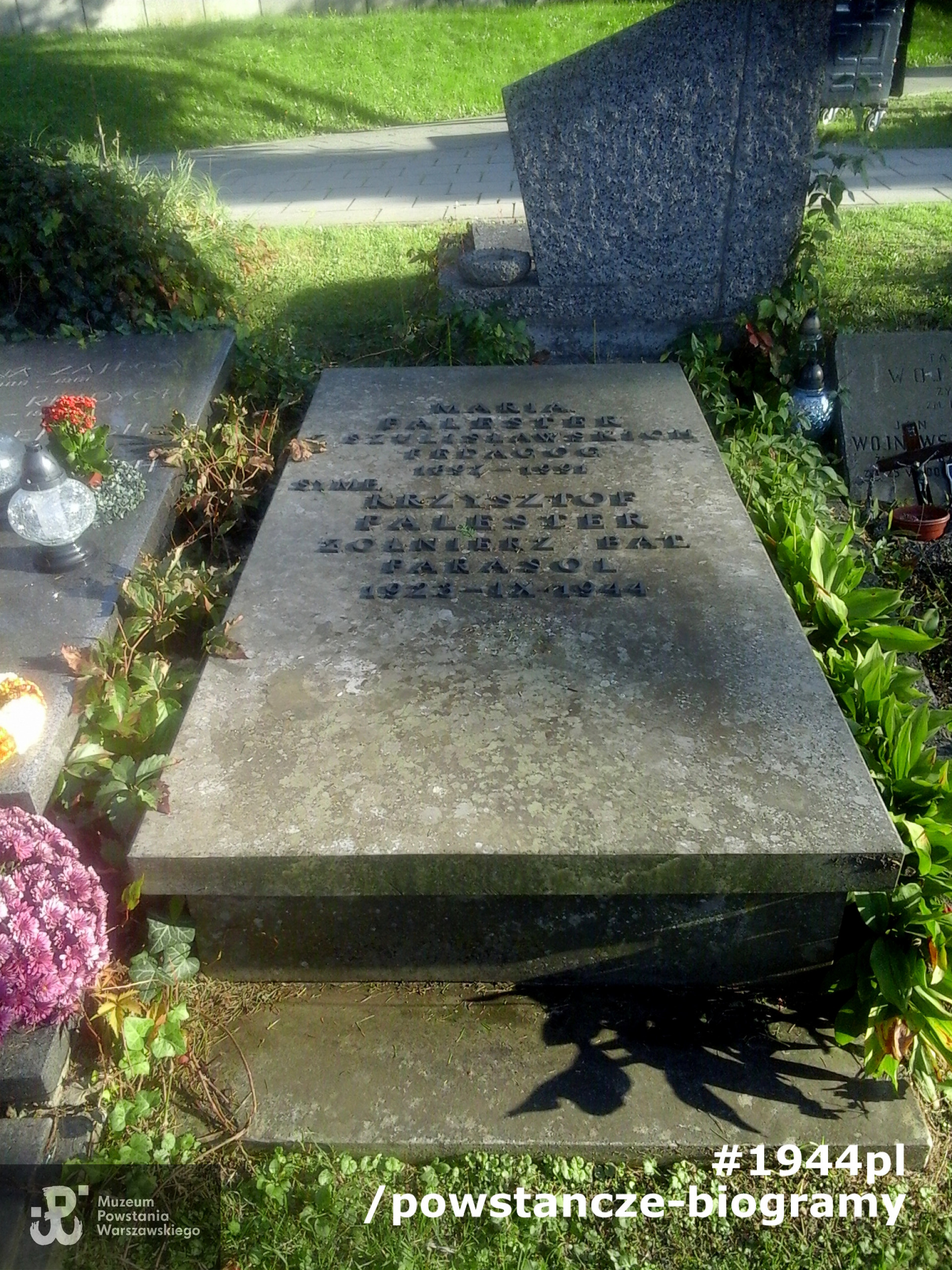 Cmentarz Wojskowy na Powązkach - kwatera K, rząd 6 A, grób 51. Fot. Remigiusz Stefani