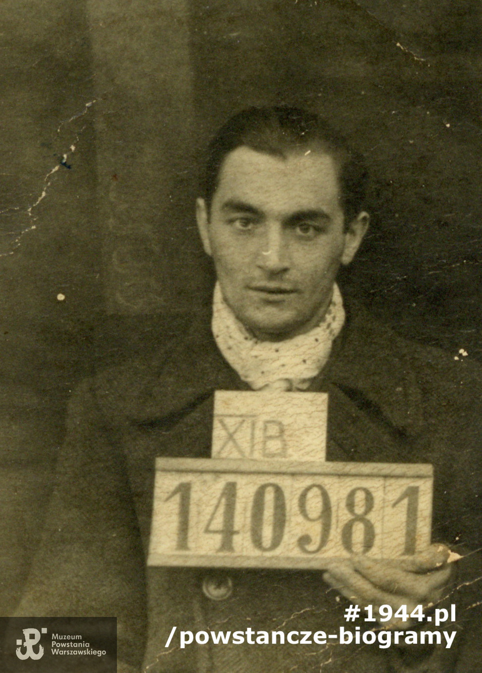 Zdjęcie wykonane w obozie jenieckim w Fallingbostel - Stalag XI B.  MPW-zbiory P/7865/13